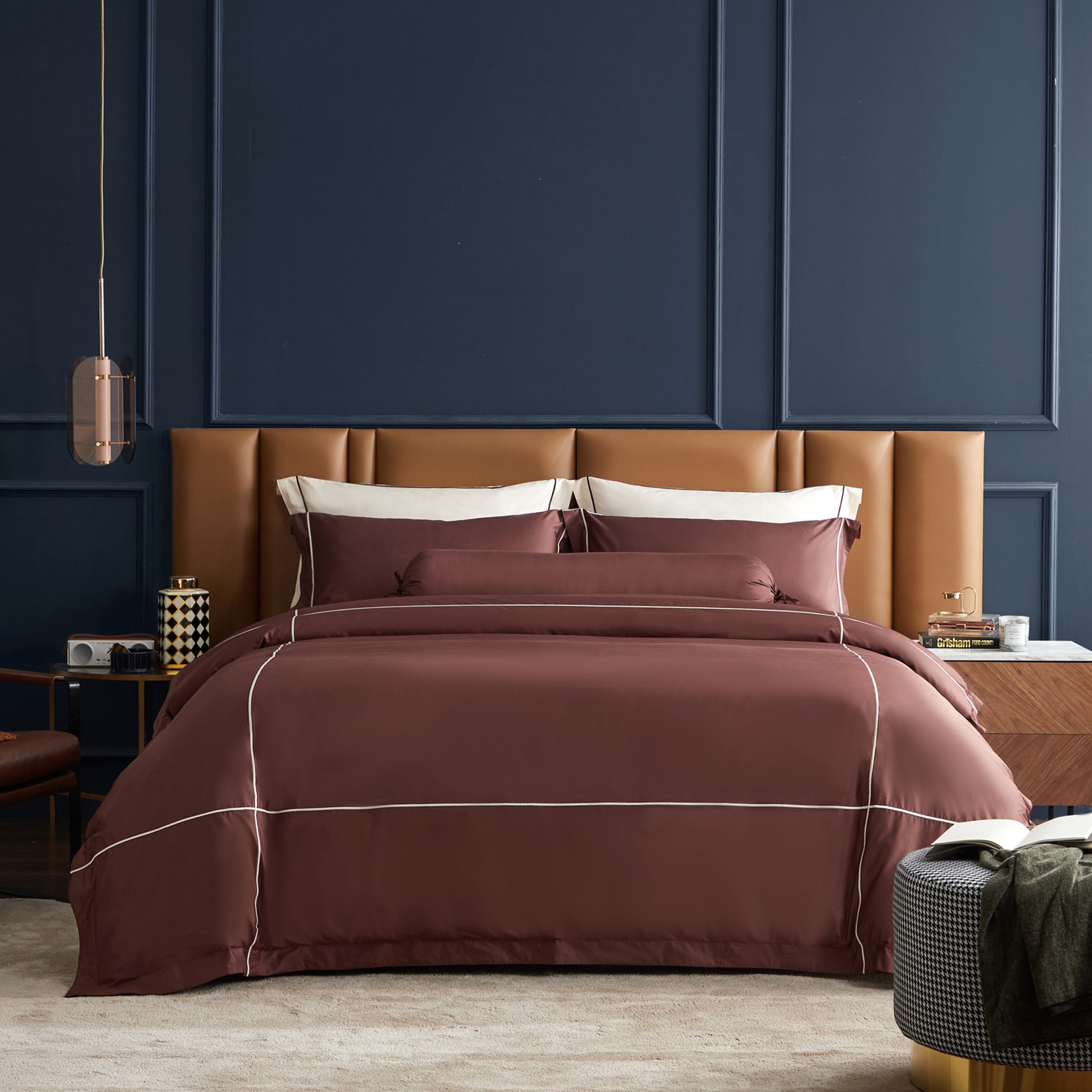Hotelier Prestigio™ Bruno With Tawny Cross Border Bundle Bed Set