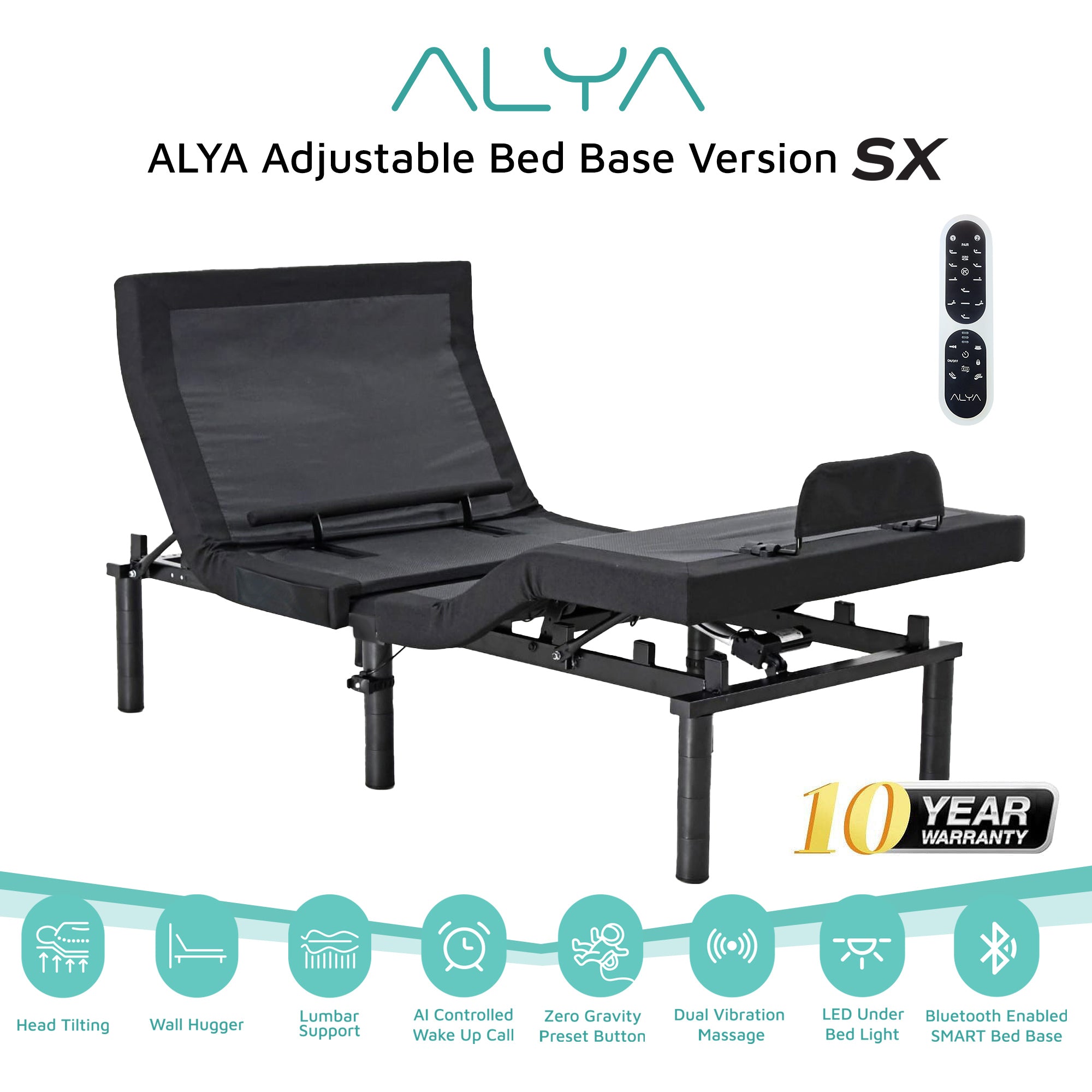 Ortho Mattress Smart Bed Base SX Bundle