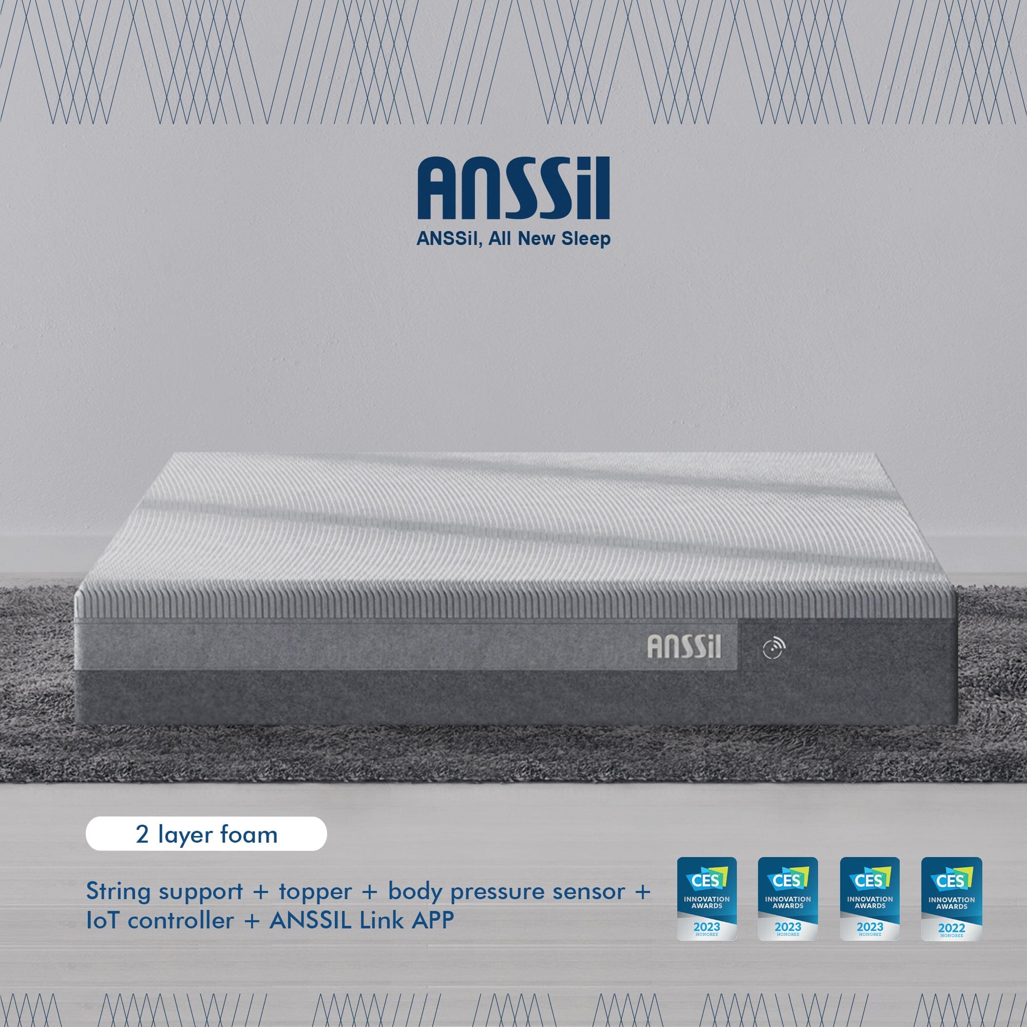 Anssil Smart Line Mattress Mattress & Topper Anssil