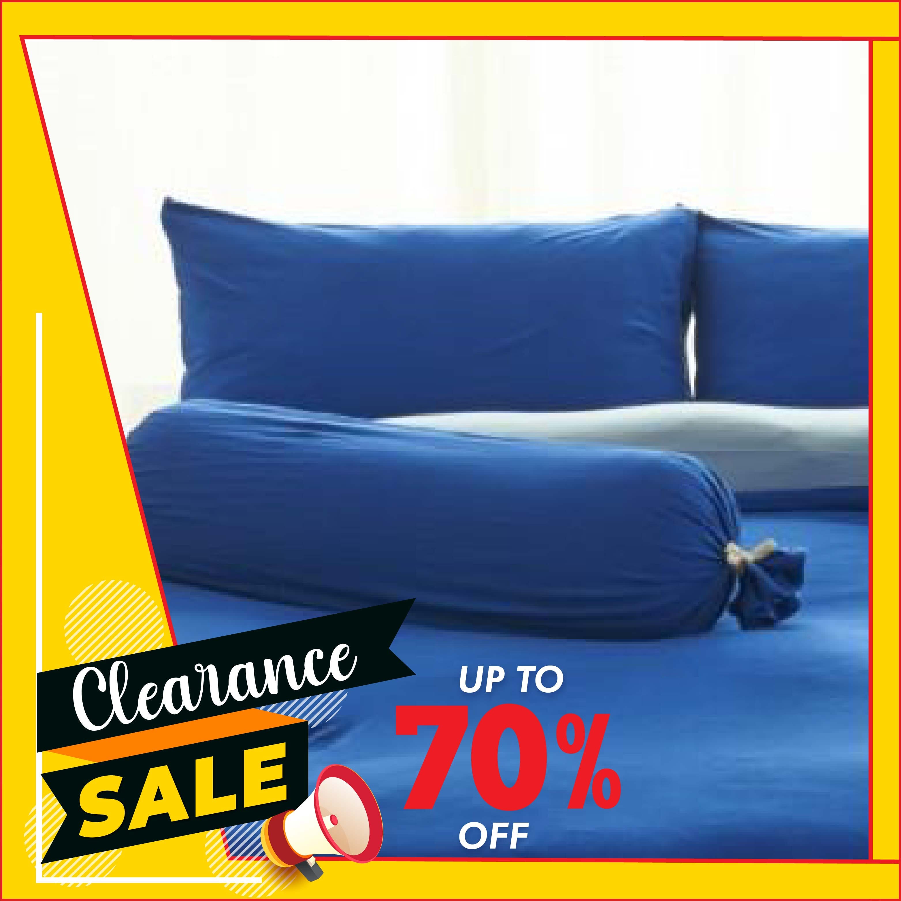 Cotton Pure™ Klein Blue Jersey Cotton Bolster Case Bolster Case Cotton Pure™