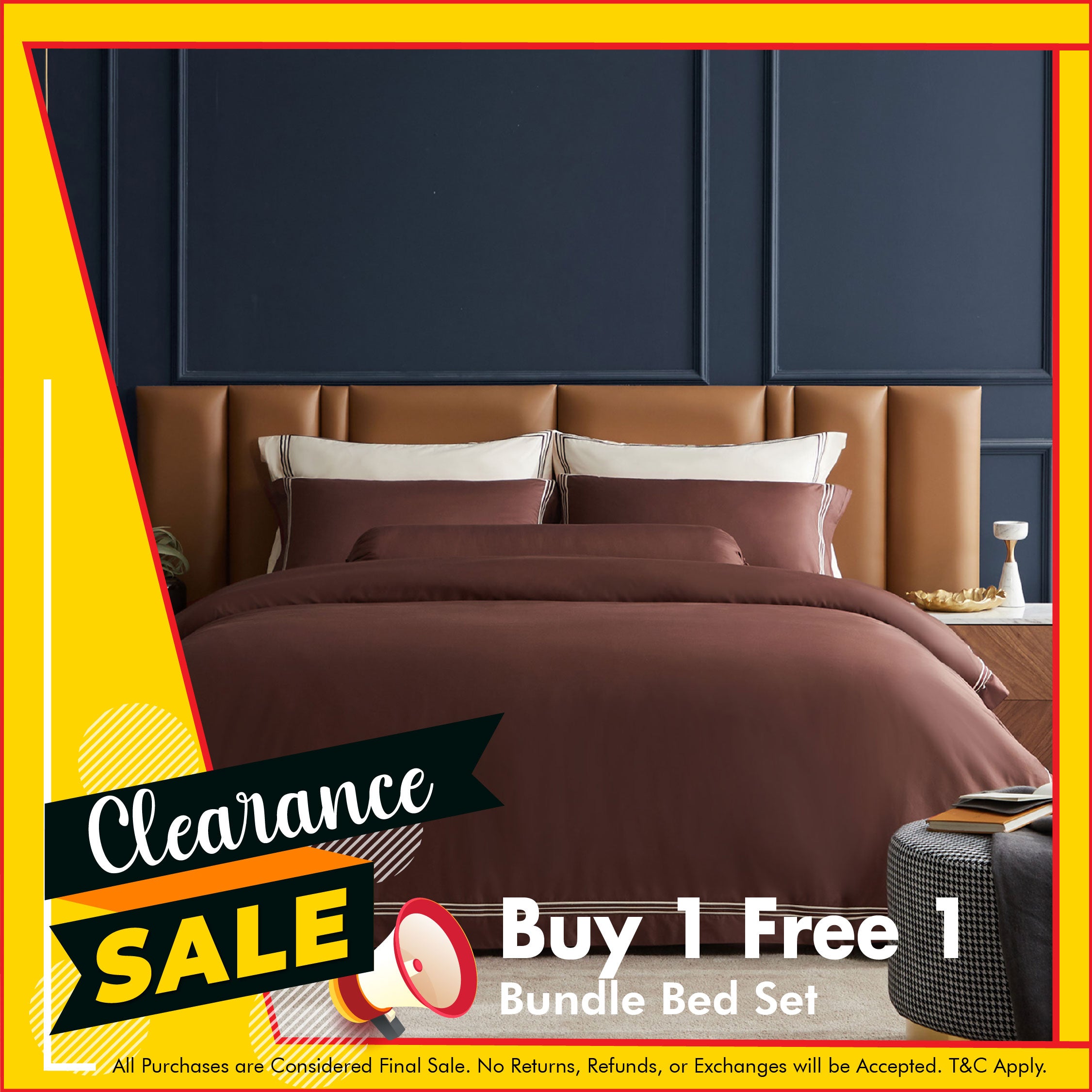 Hotelier Prestigio™ Bruno With Tawny Border Bundle Bed Set