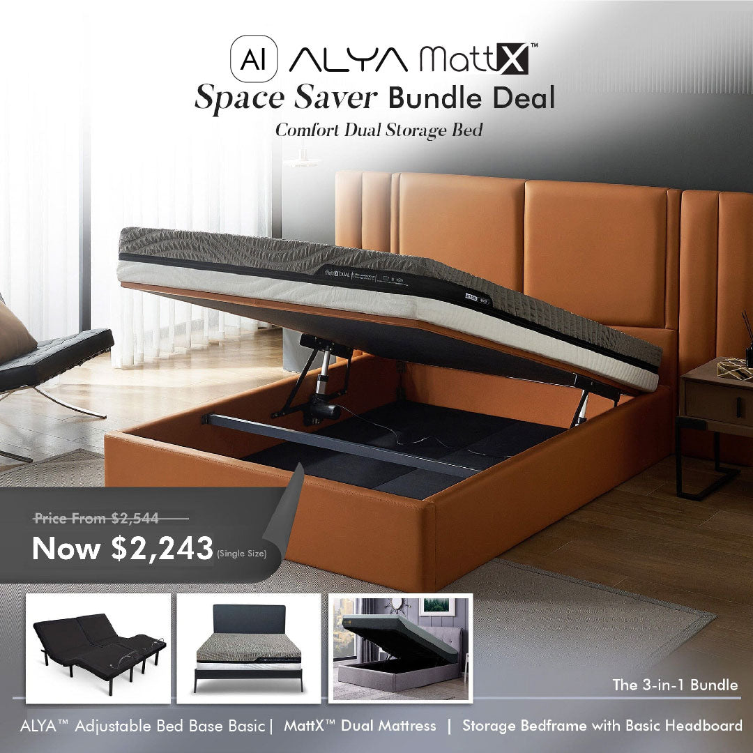 Space Saver Bundle - Comfort DUAL Storage Bed