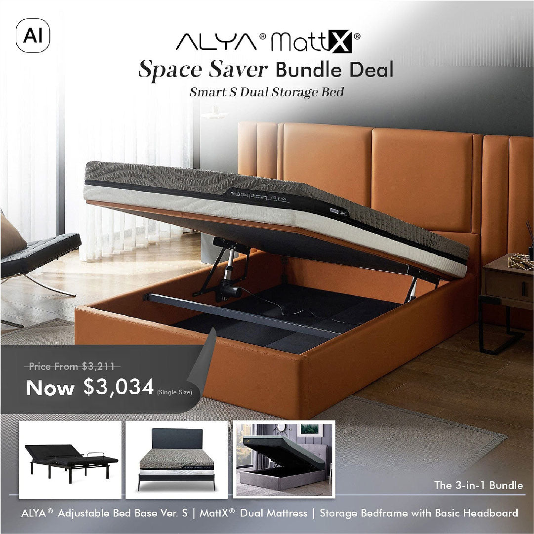 Space Saver Bundle - Smart S DUAL Storage Bed