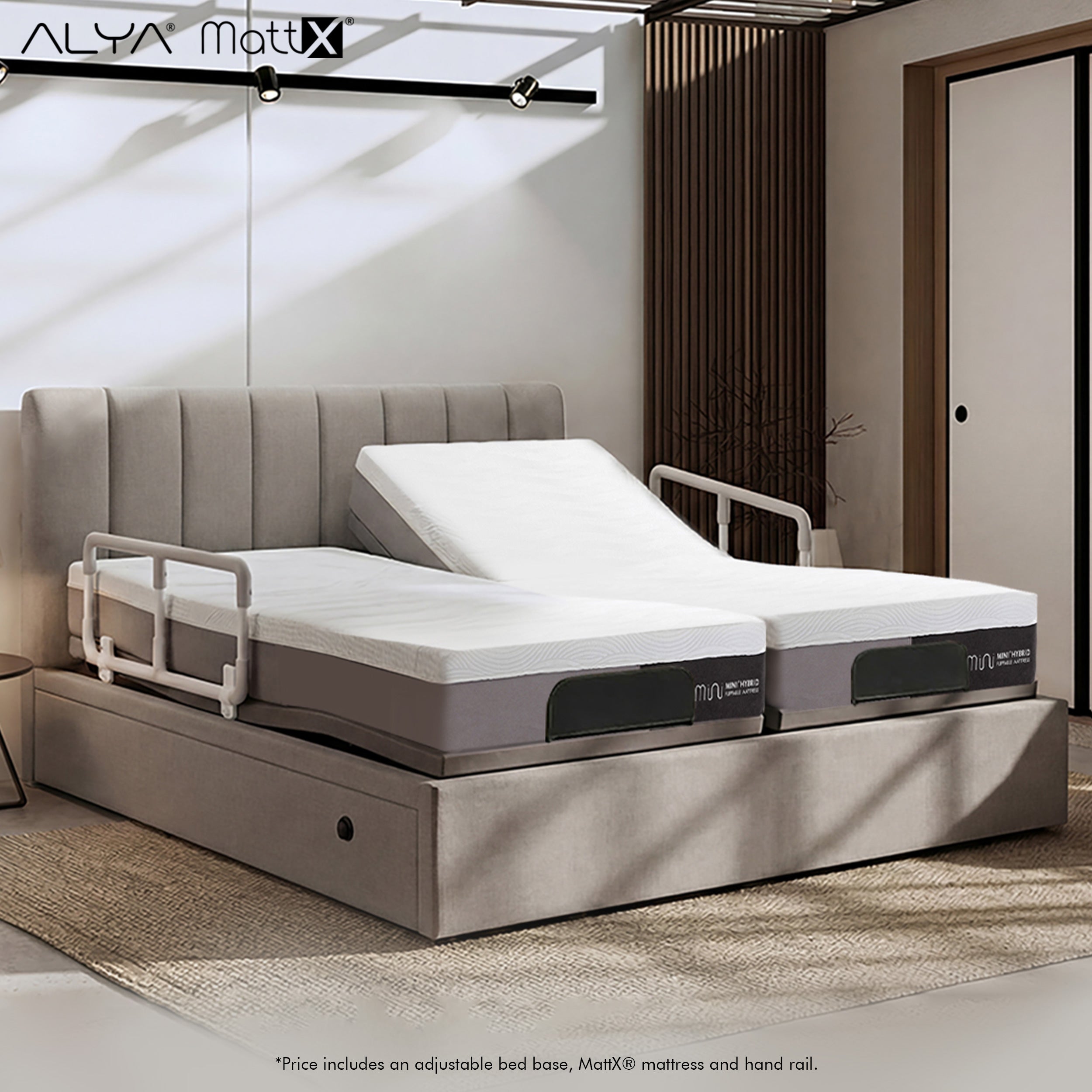 Elderly Care Basic Bed Mini Plus Hybrid Bundle