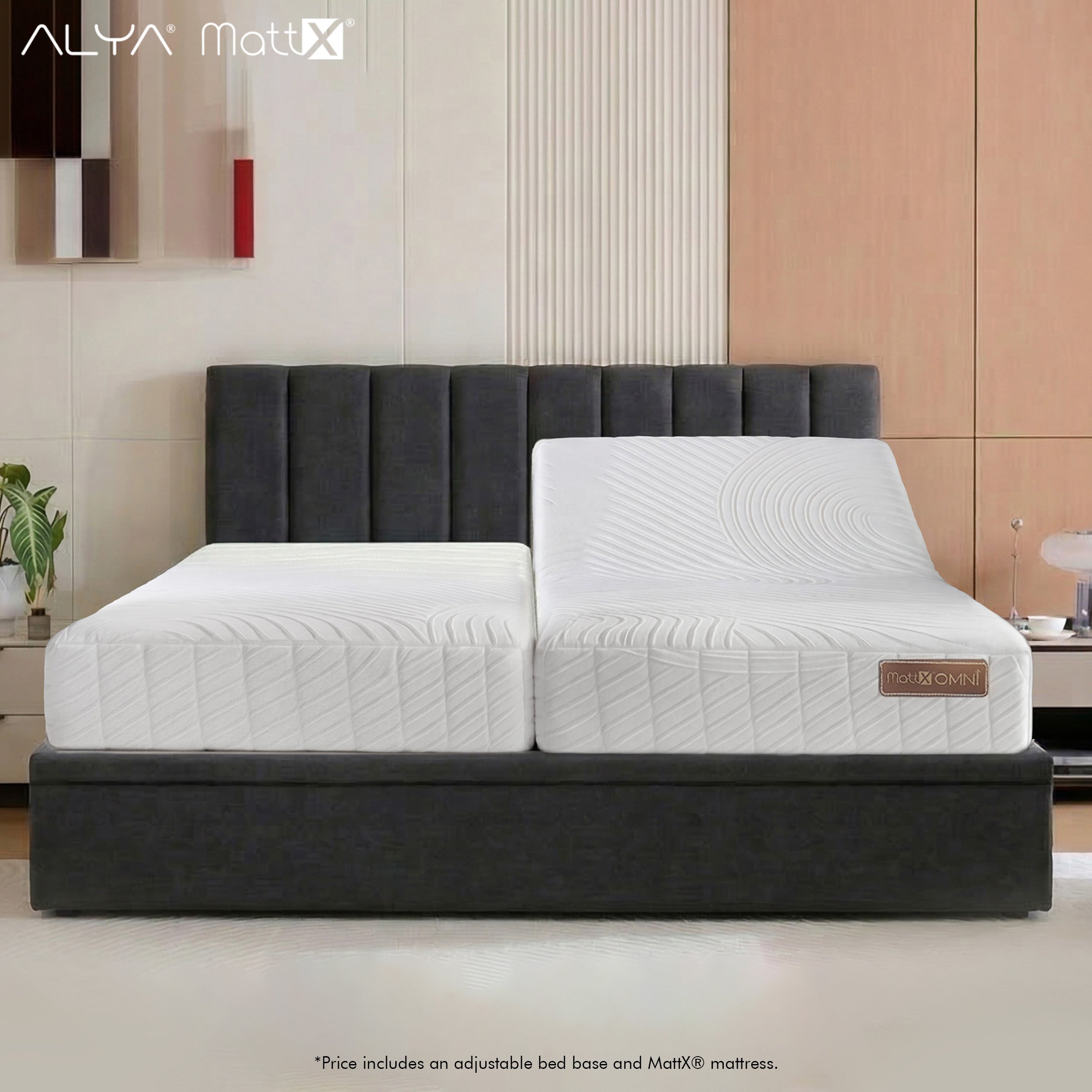 Kineti Mattress Smart Bed Base SX Bundle