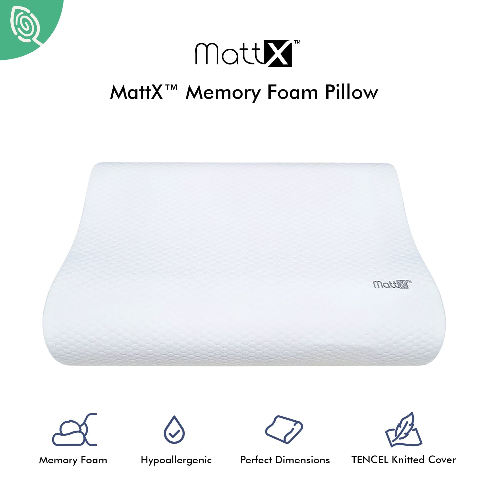 MattX™ Memory Foam Pillow Bedding Accessories MattX™