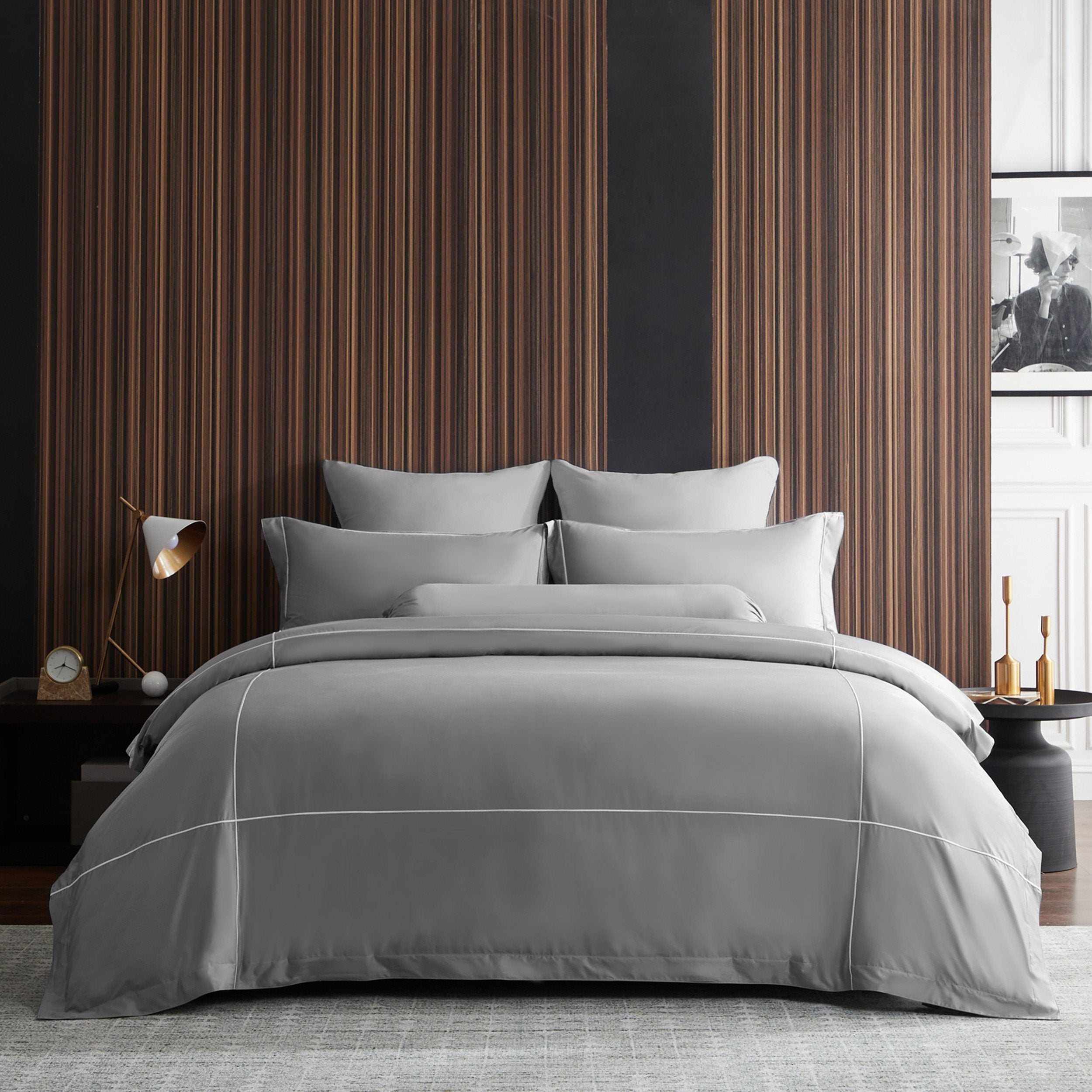 Hotelier Prestigio™ Lloyd With White Cross Border Fitted Sheet Set - Affairs Living Pte. Ltd.