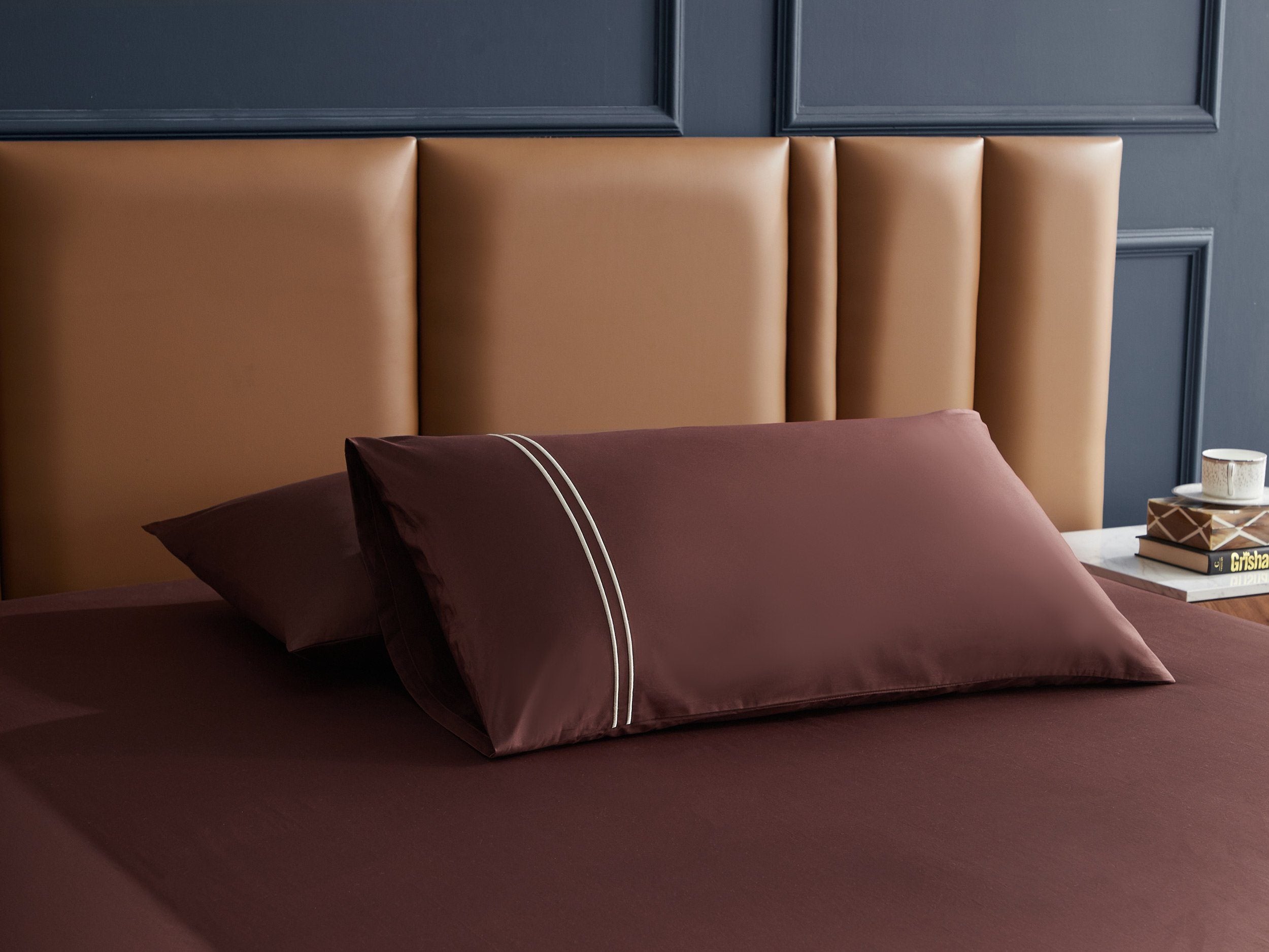 Hotelier Prestigio™ Bruno With Tawny Lines Pillow Case - Affairs Living Pte. Ltd.