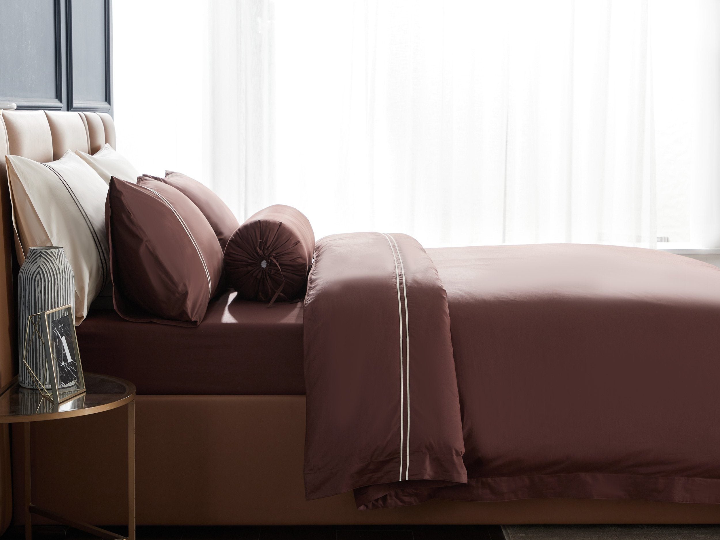 Hotelier Prestigio™ Bruno With Tawny Lines Pillow Case - Affairs Living Pte. Ltd.