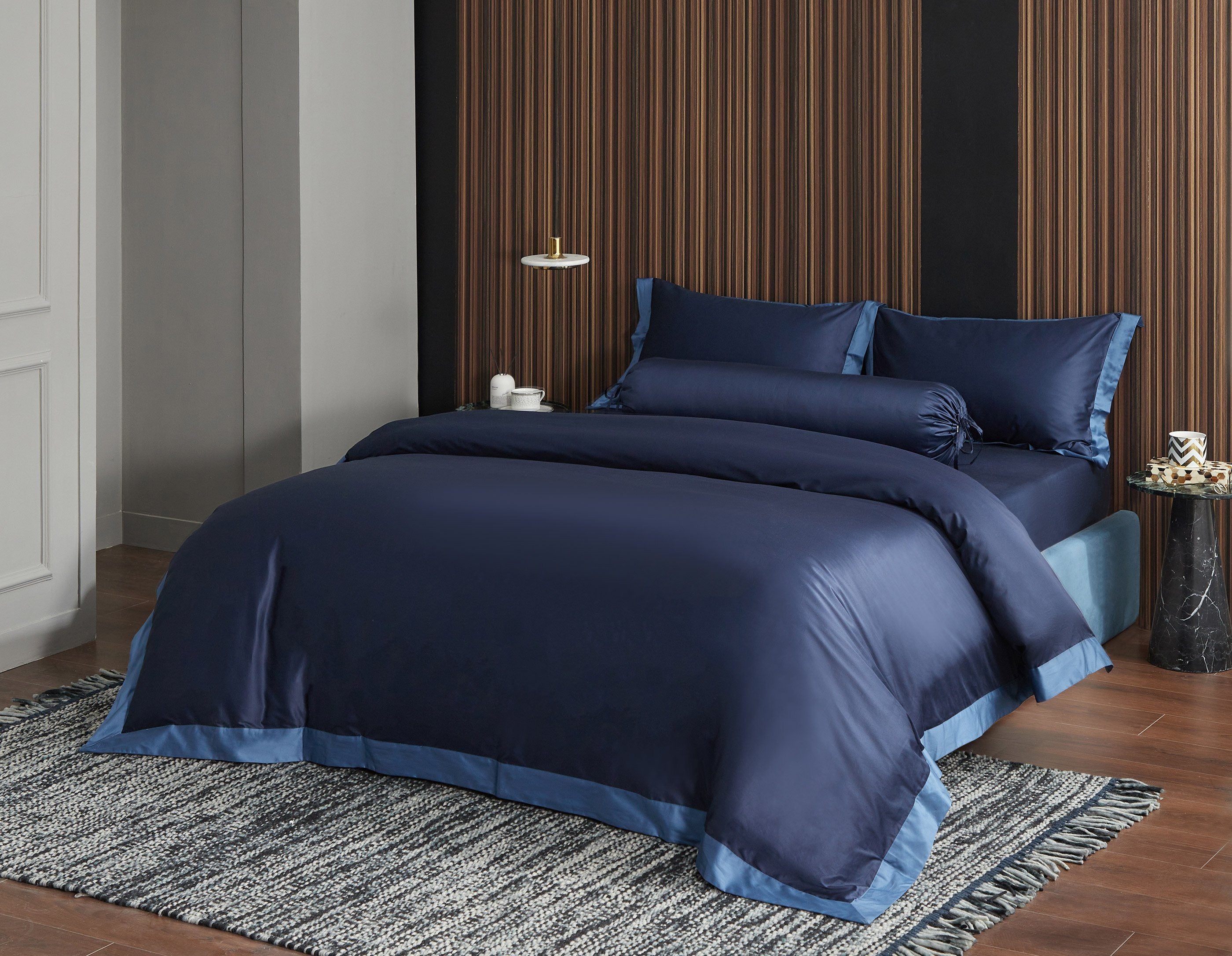 Hotelier Prestigio™ Supima Cotton Royal Azure Quilt Cover - Bedding Affairs