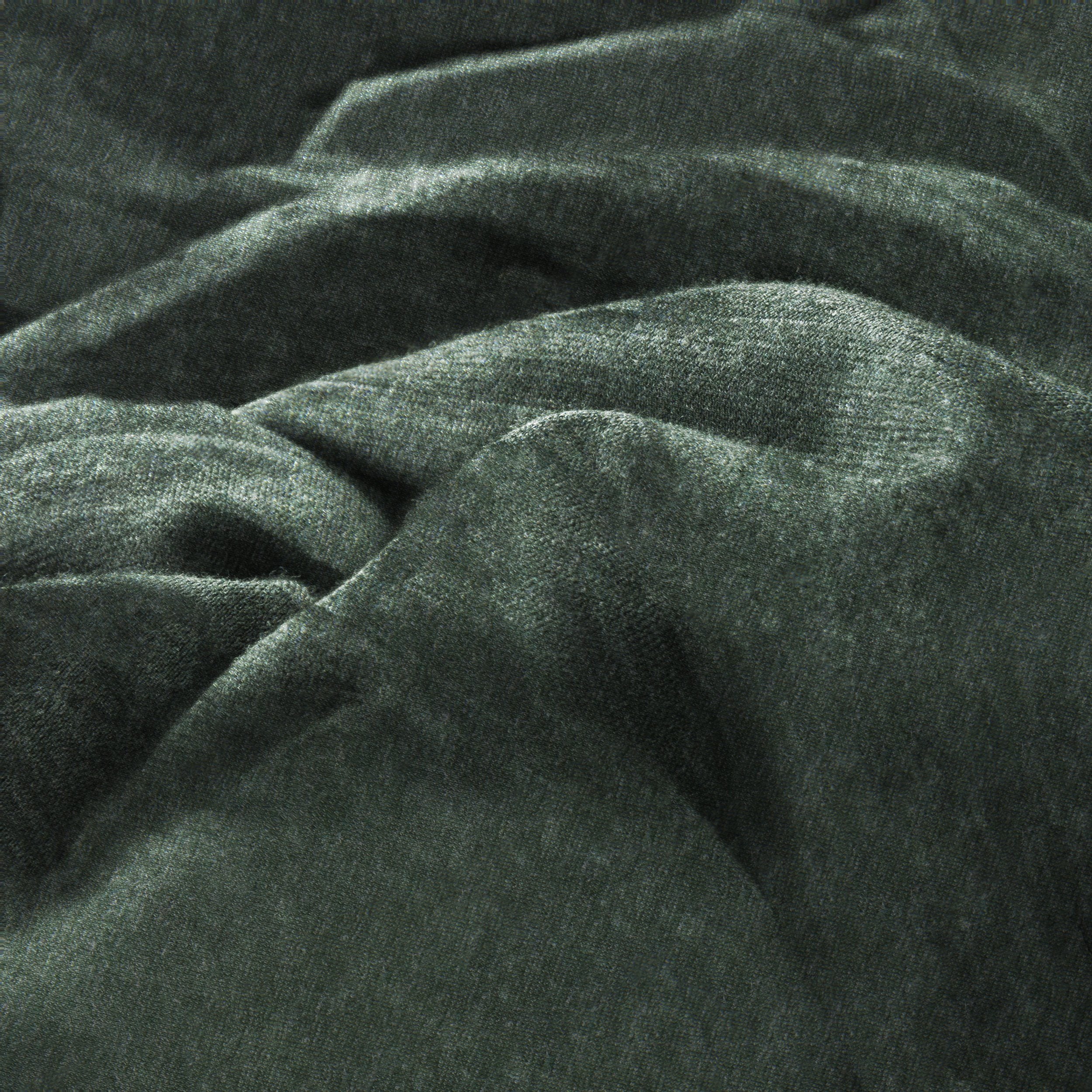 Cotton Pure™ Verde Green Jersey Cotton Fitted Sheet Set - Affairs Living Pte. Ltd.