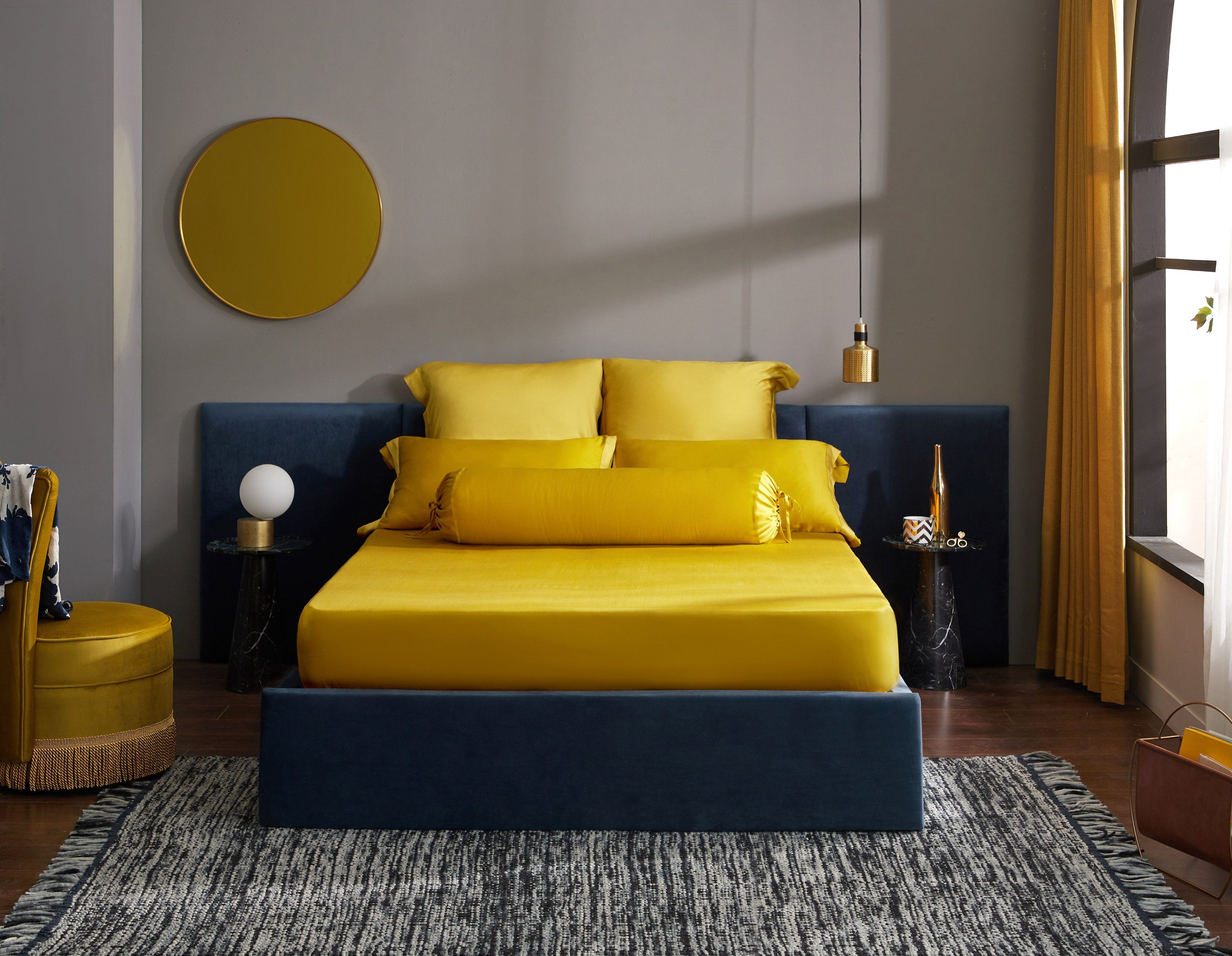Palais Suite TENCEL™ LF Imperatore Medallion Fitted Sheet Set - Affairs Living Pte. Ltd.