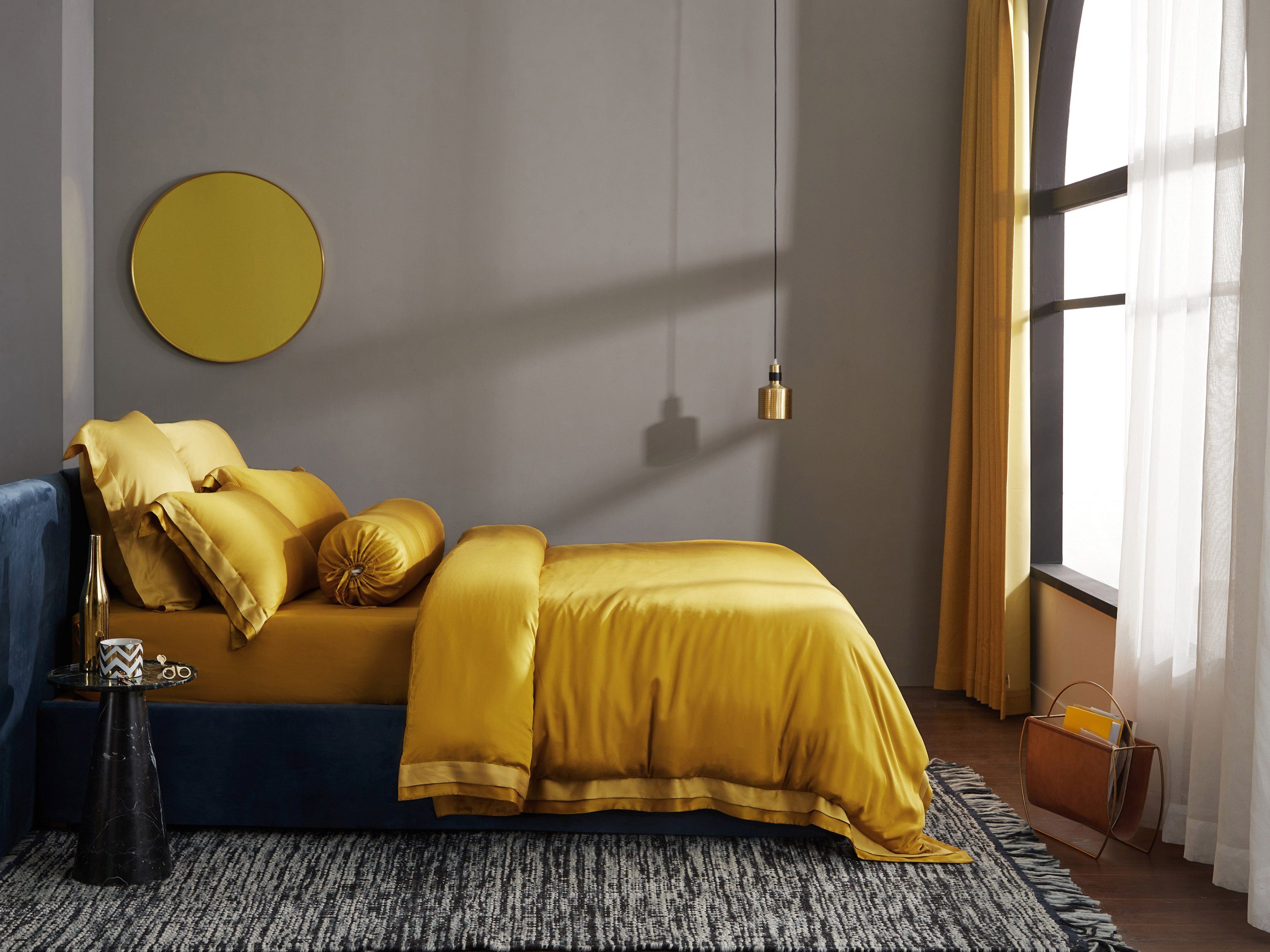 Palais Suite TENCEL™ LF Imperatore Medallion Fitted Sheet Set - Affairs Living Pte. Ltd.