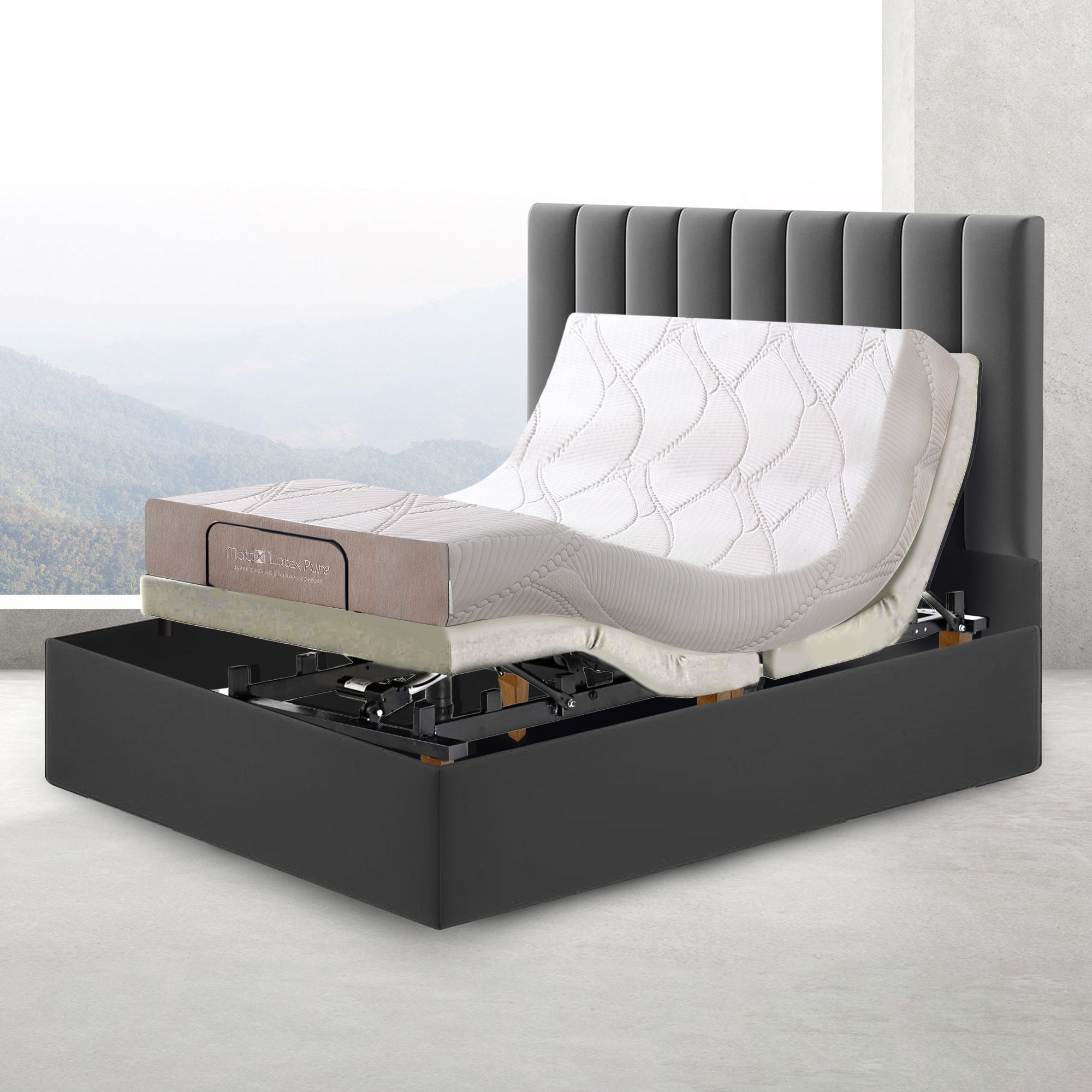 Space Saver Bundle - Basic Bed Latex Storage Bed