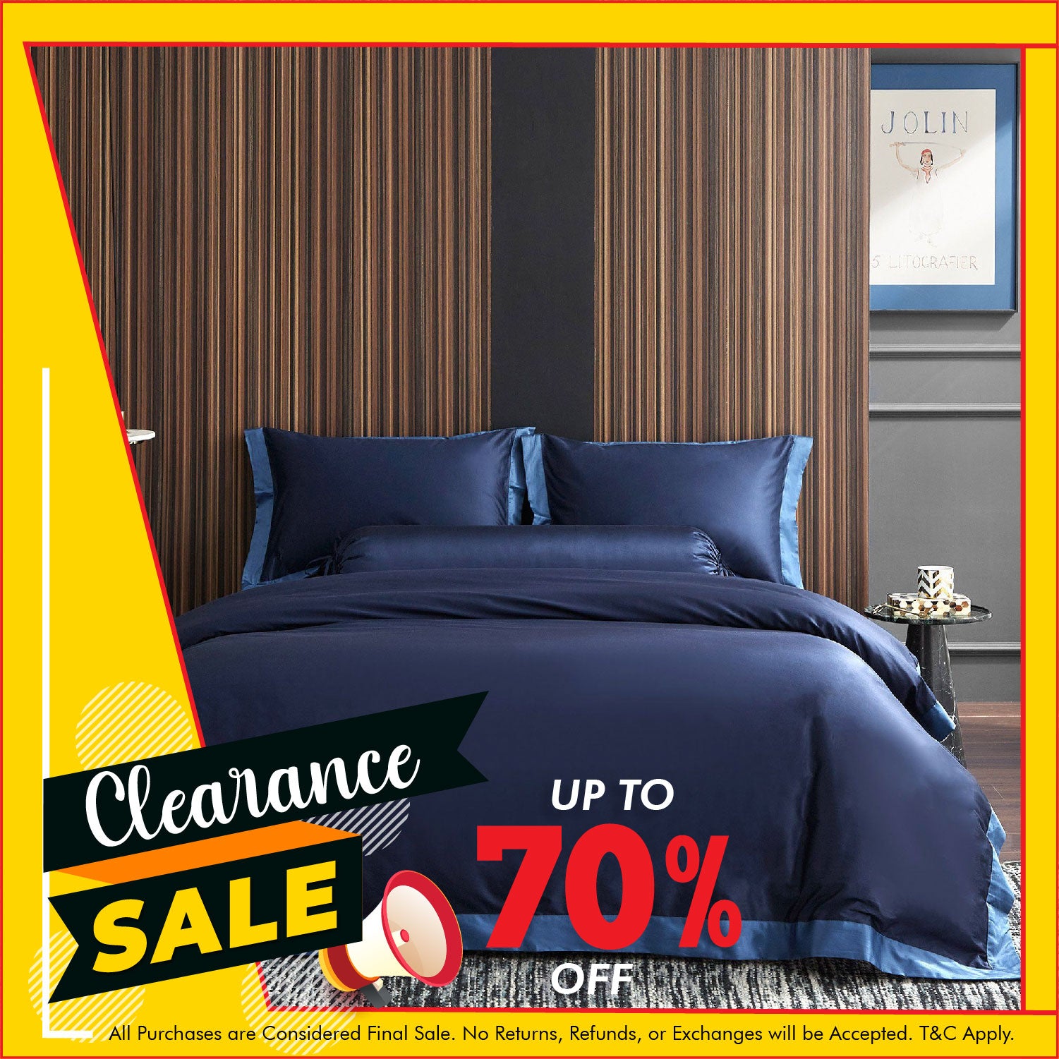 Hotelier Prestigio™ Supima Cotton Royal Azure Fitted Sheet Set