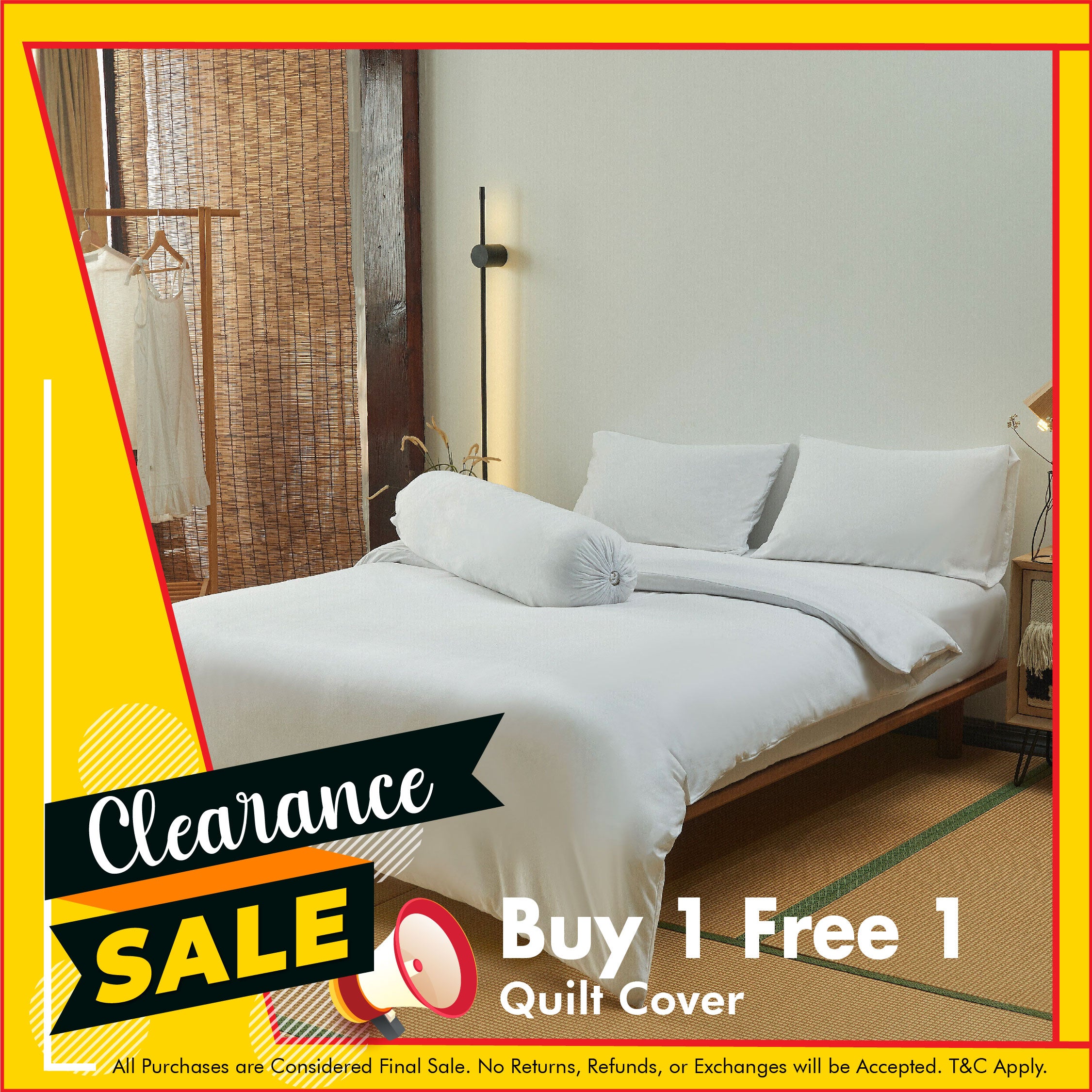 Cotton Pure™ White Jersey Cotton Quilt Cover