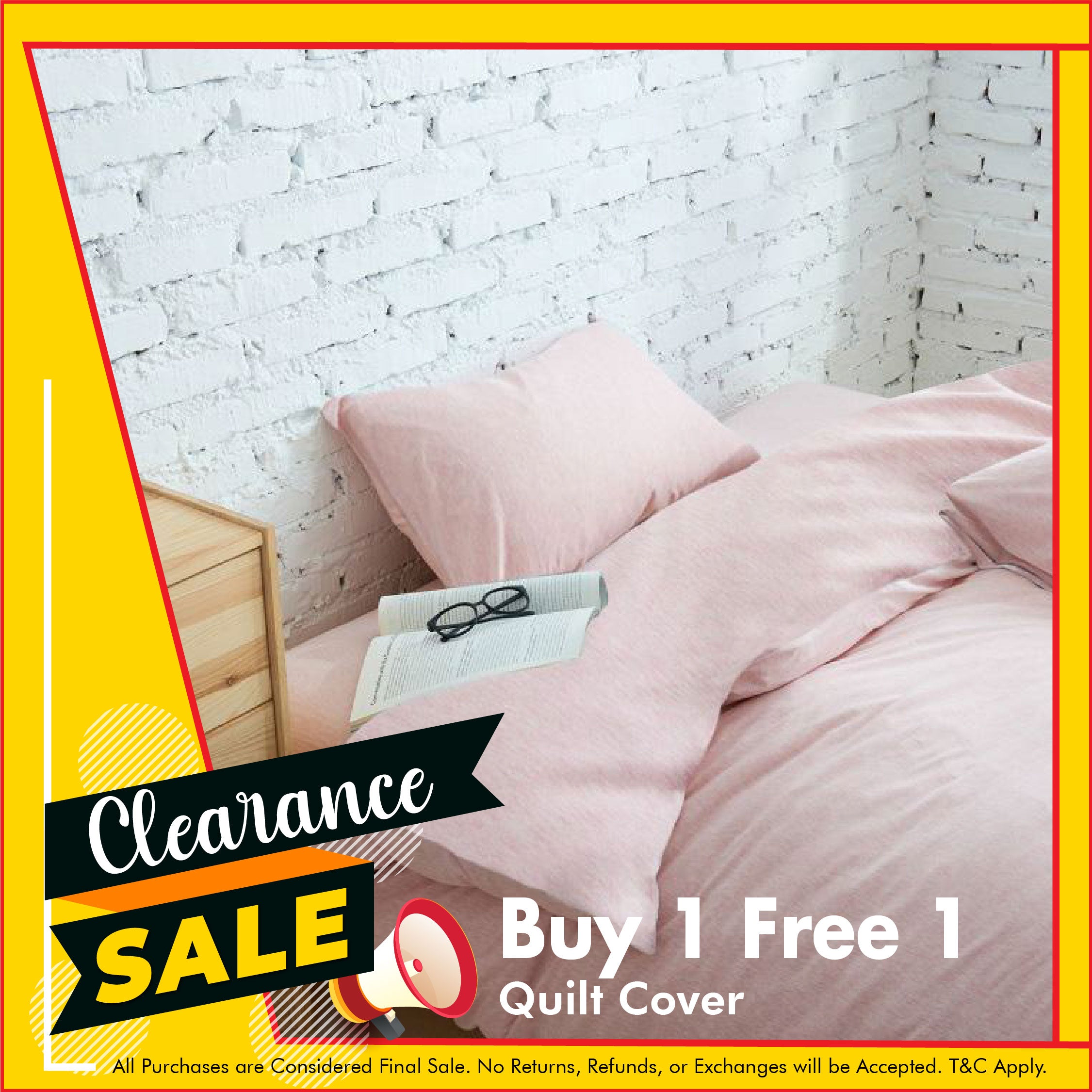 Cotton Pure™ Cravina Pink Jersey Cotton Quilt Cover