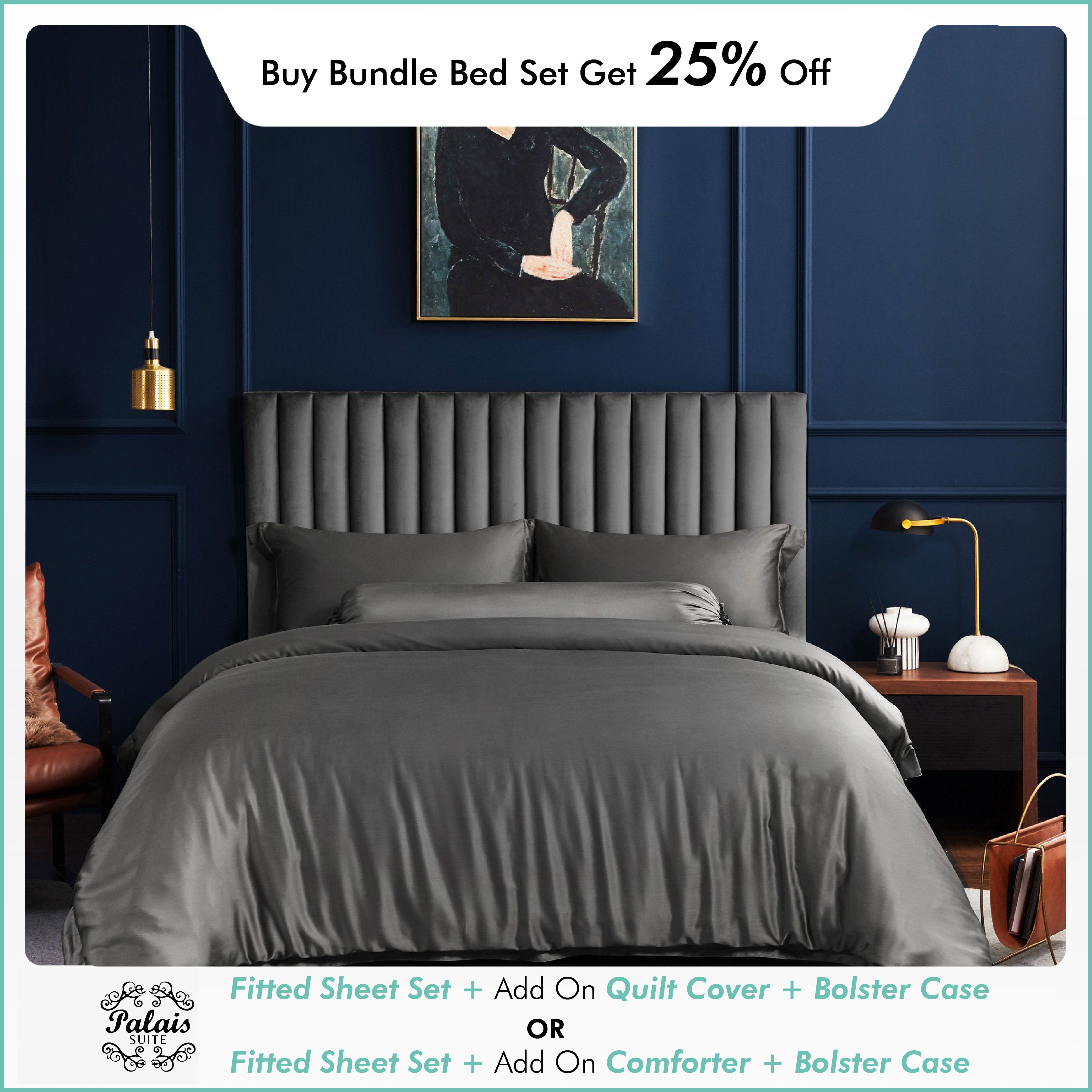 Palais Suite TENCEL™ LF Imperial Gray Fitted Sheet Set