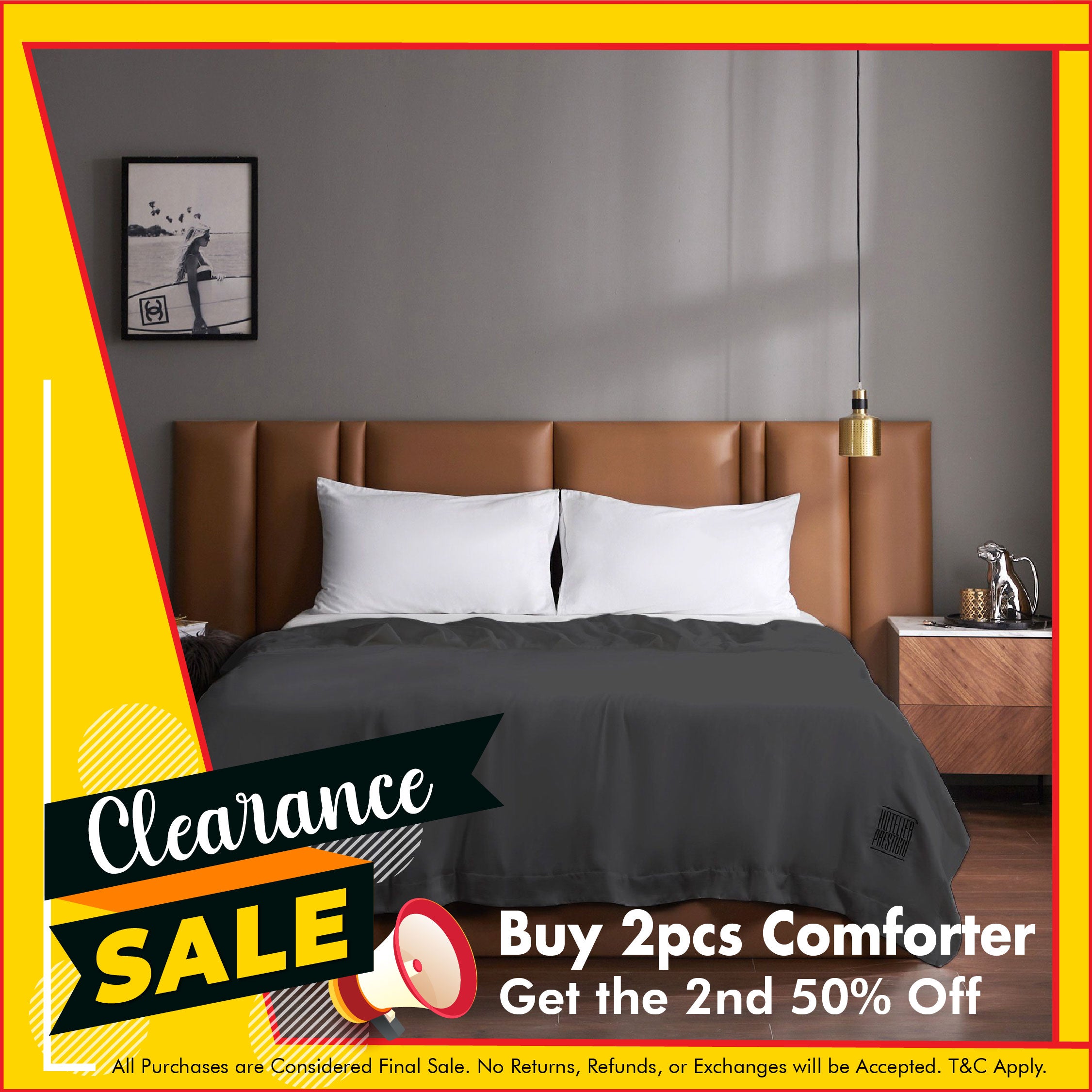 Hotelier Prestigio TENCEL™ LF Imperial Gray Comforter