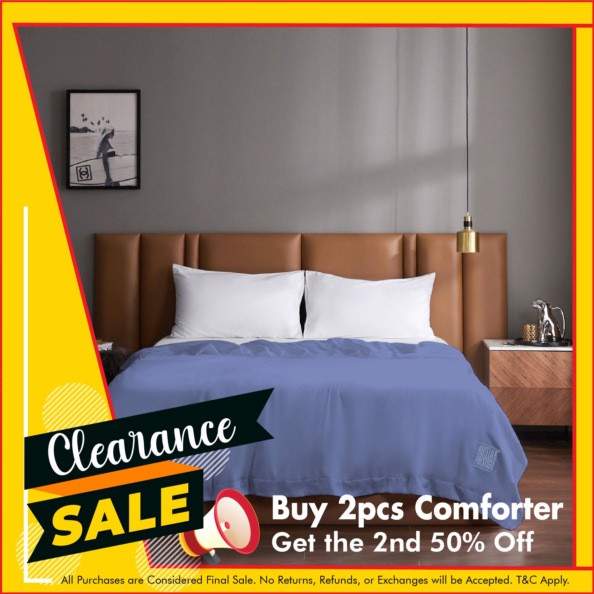Hotelier Prestigio TENCEL™ LF Pervenche Blue Comforter