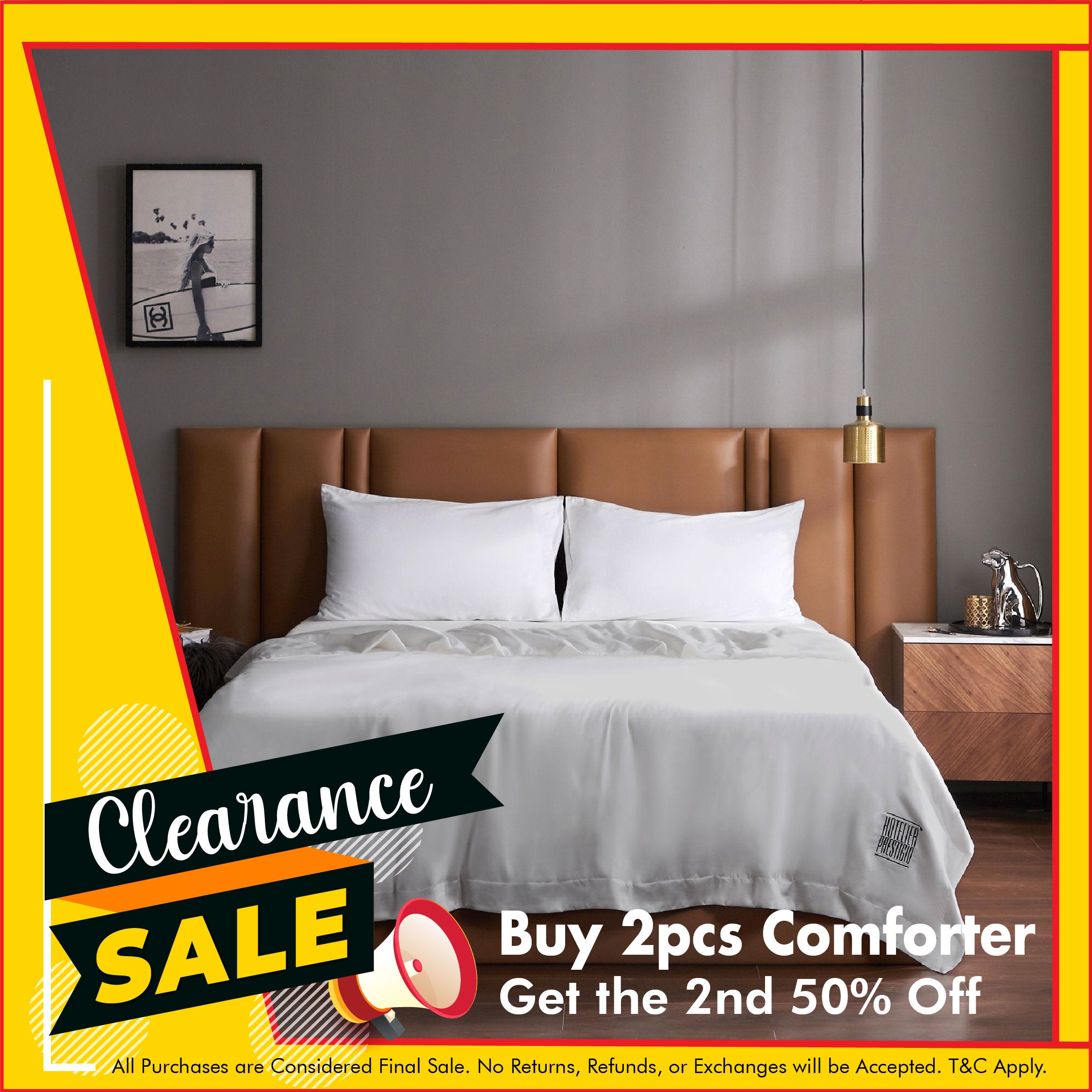 Hotelier Prestigio TENCEL™ LF Silvery Grey Comforter