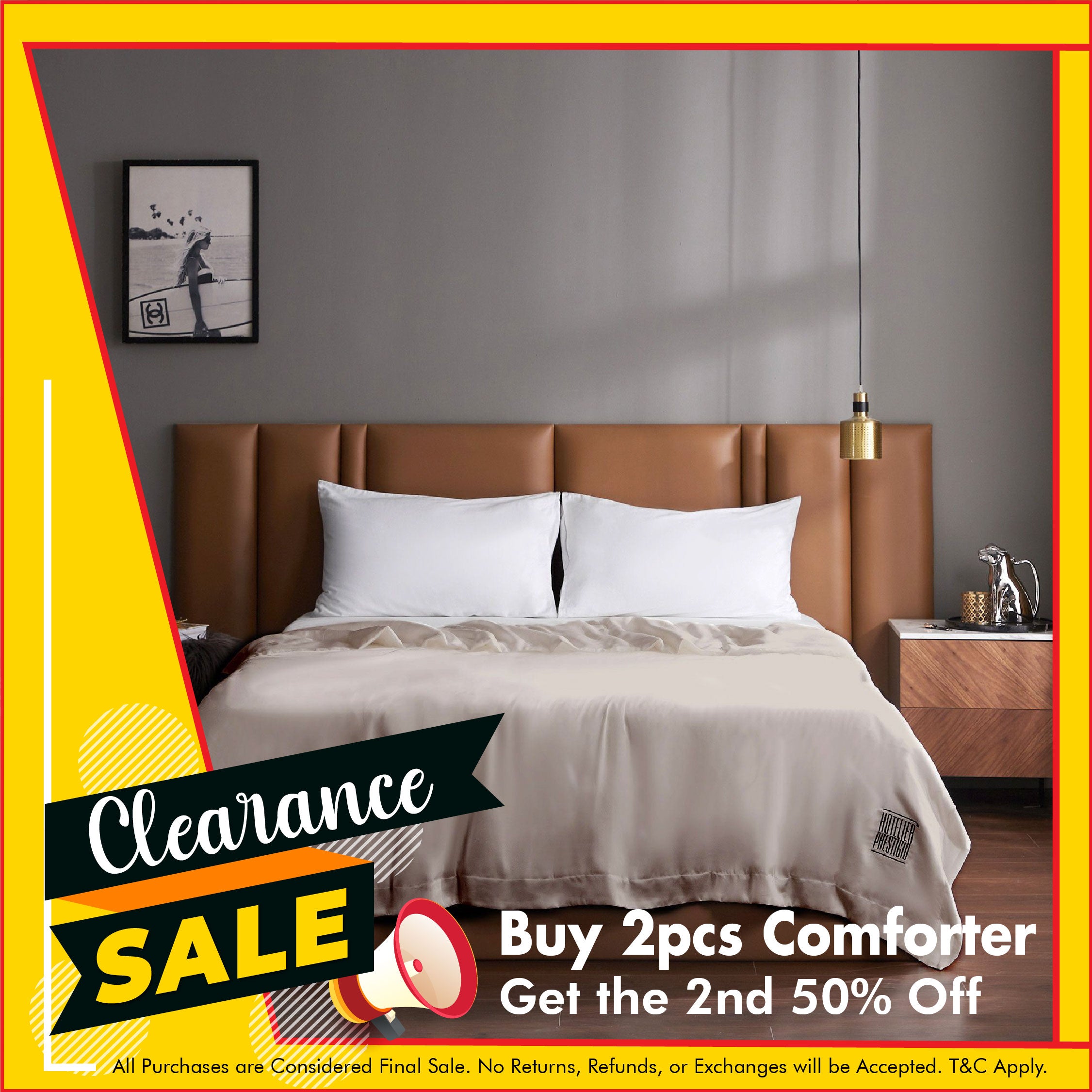 Hotelier Prestigio TENCEL™ LF Schooner Bronze Comforter