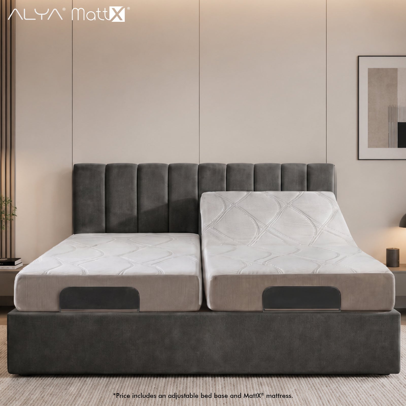 Latex Pure Mattress Bed Base Bundle