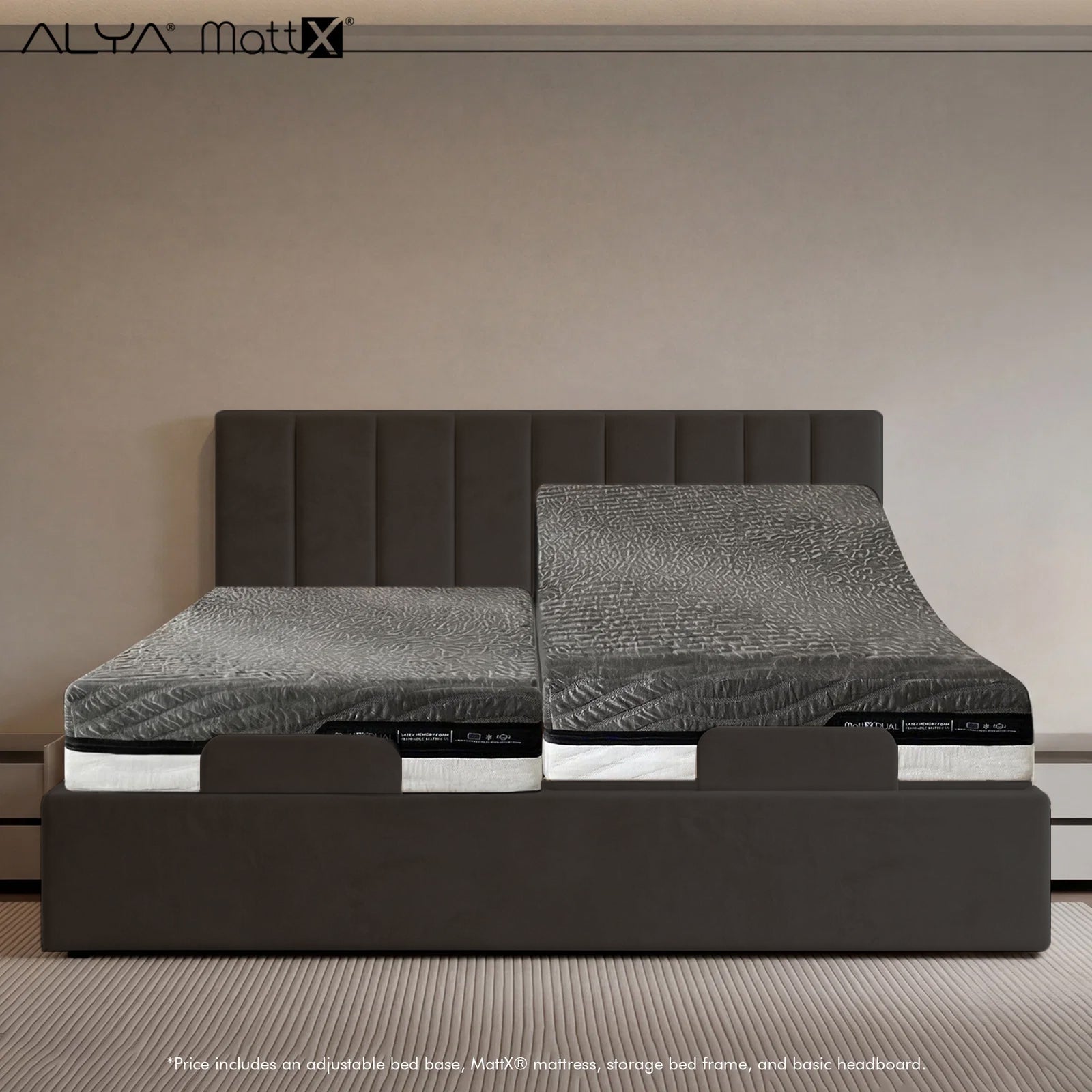 Space Saver Bundle - Smart SX Dual Mattress Storage Bed