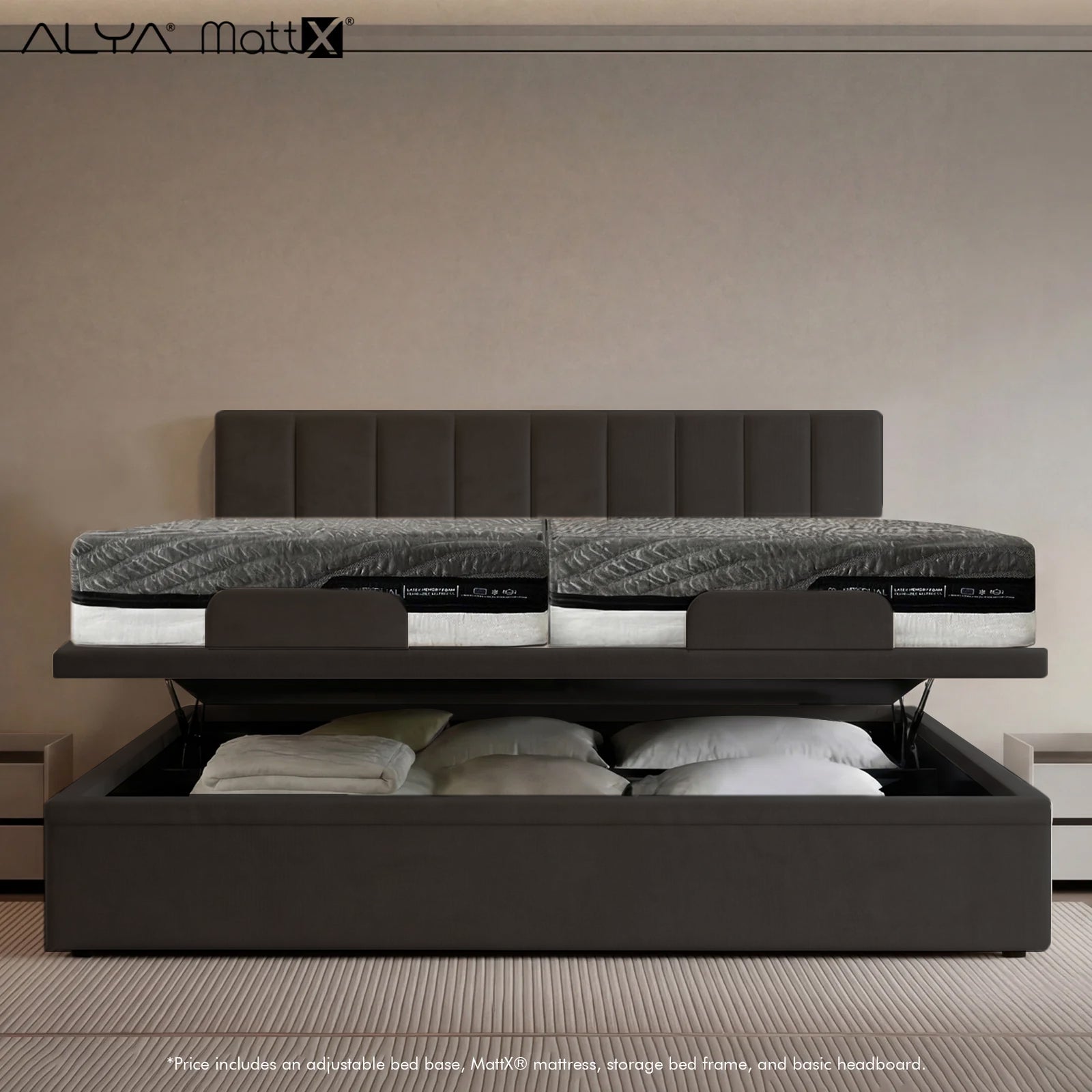 Space Saver Bundle - Smart SX Dual Mattress Storage Bed