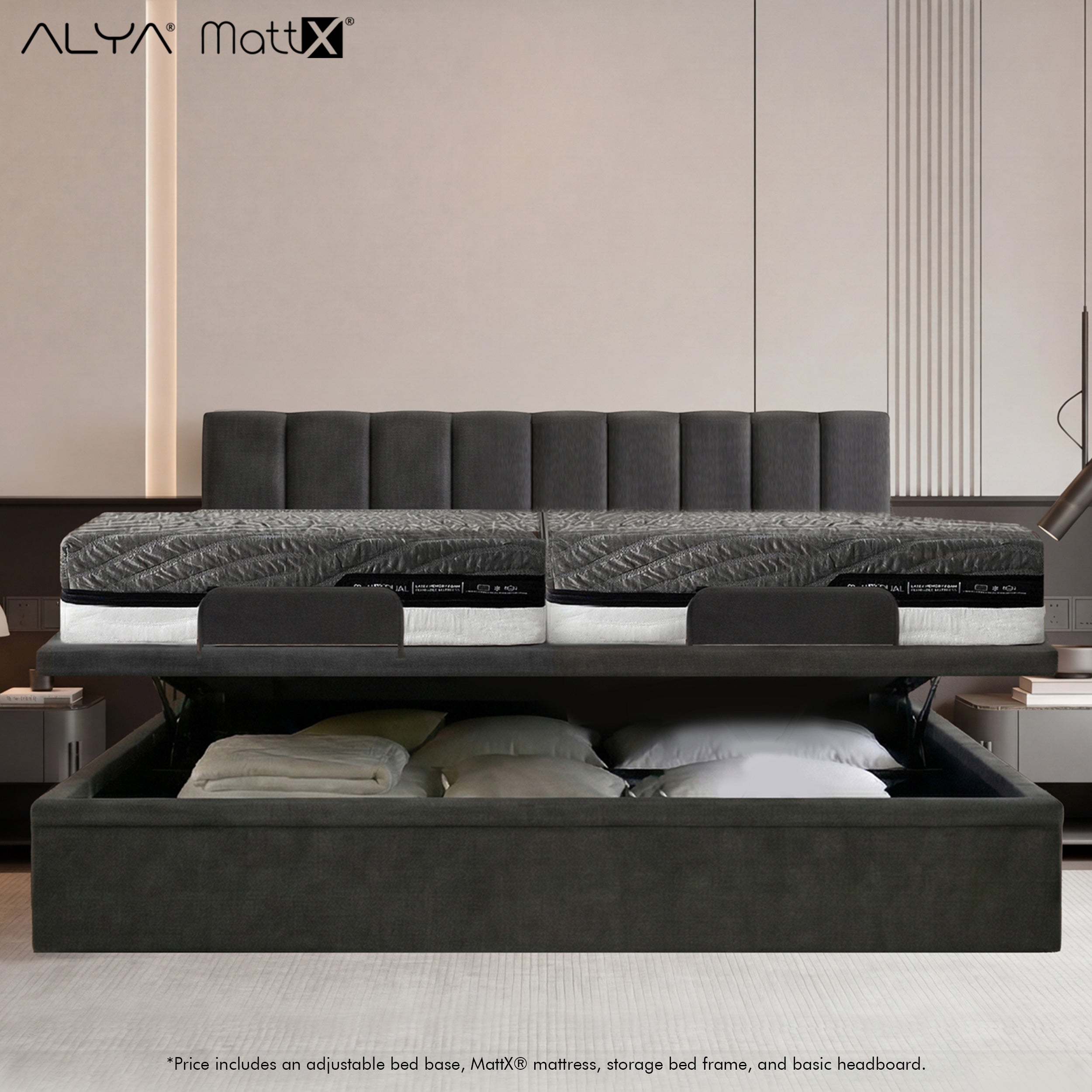 Space Saver Bundle - Comfort DUAL Storage Bed