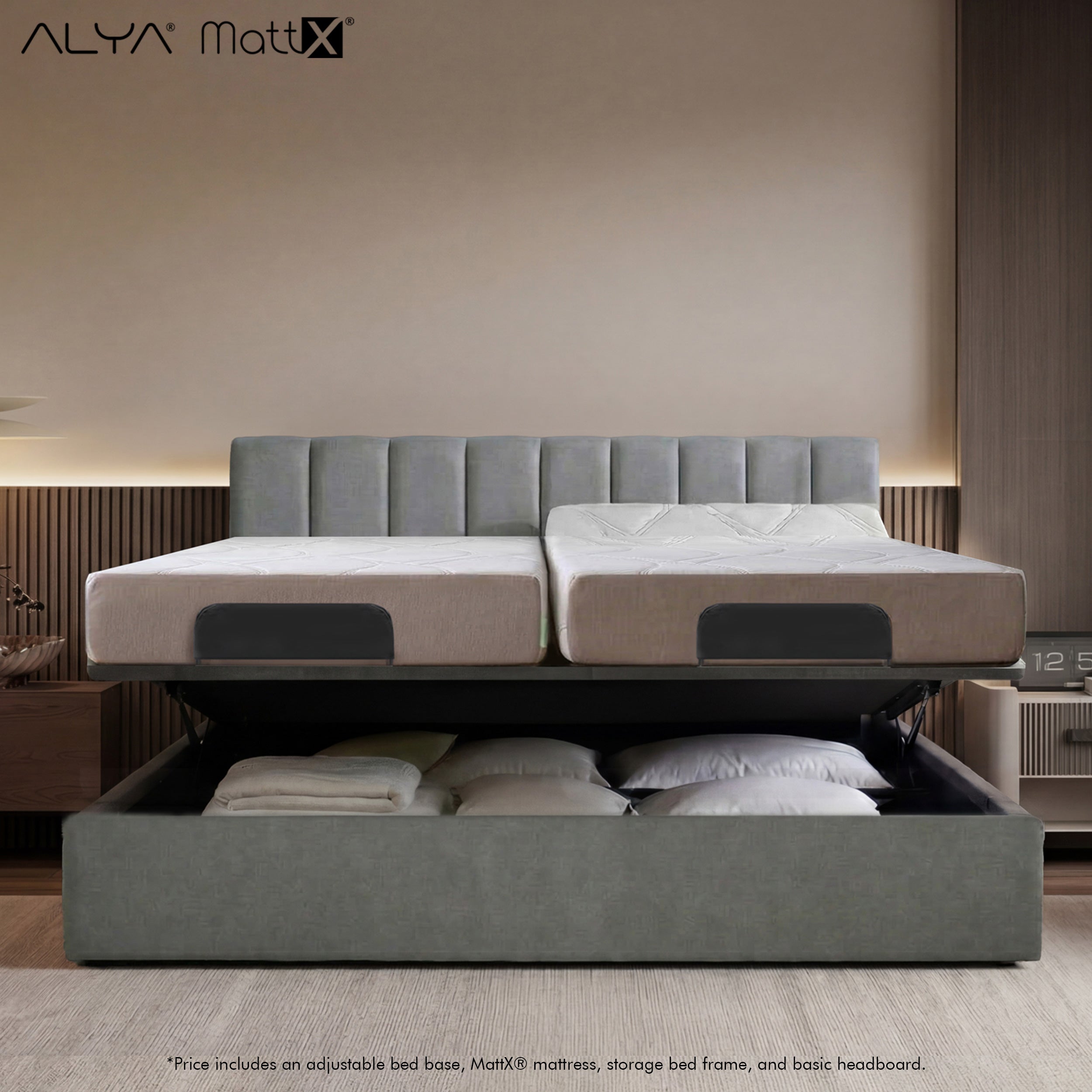 Space Saver Bundle - Smart SX Latex Storage Bed