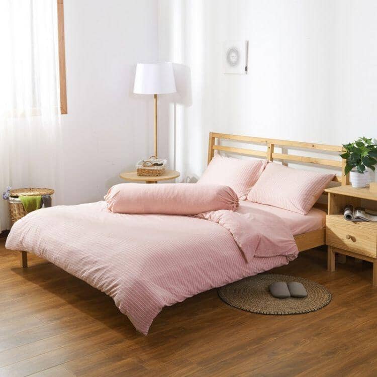 Cotton Pure™ Pinky Stripe Jersey Cotton Bundle Bed Set Bundle Bed Set Cotton Pure™ 