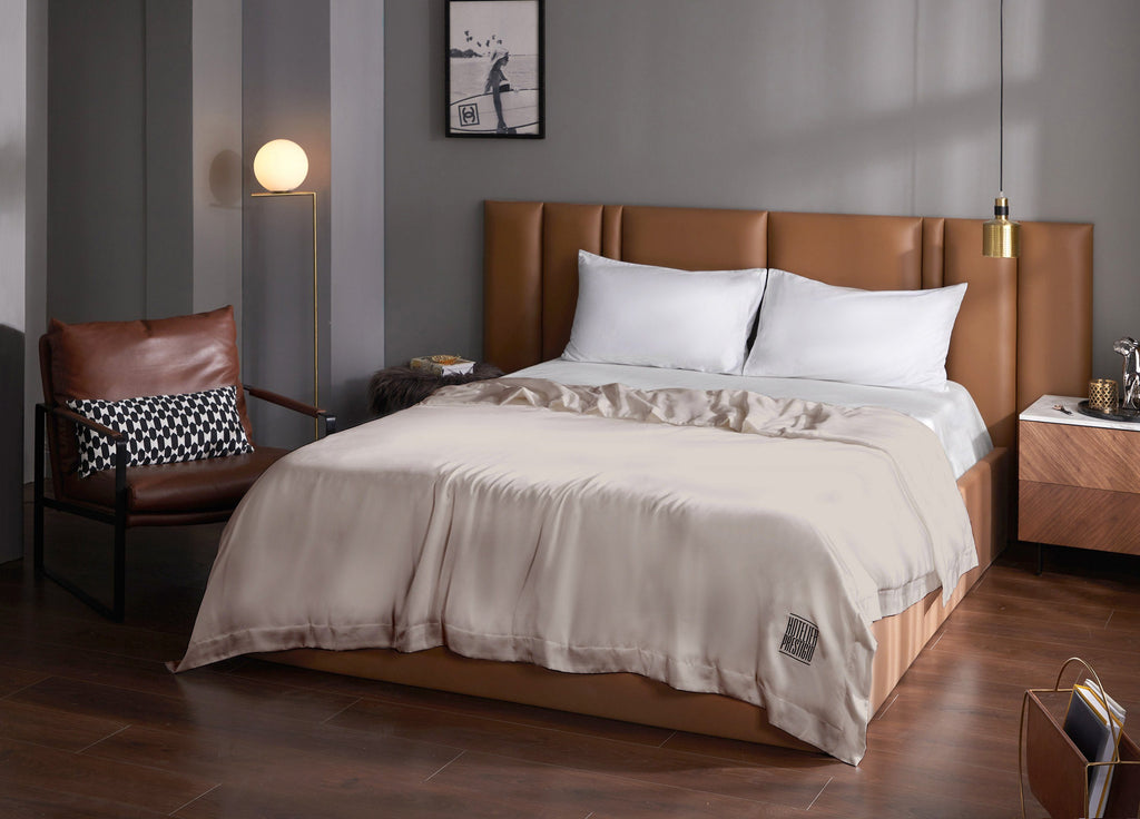 Hotelier Prestigio TENCEL™ LF Schooner Bronze Comforter - Bedding Affairs