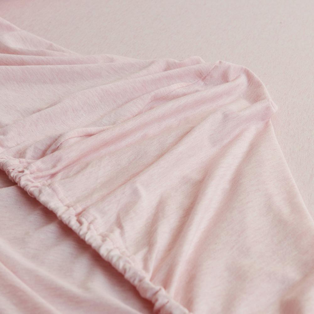 Cotton Pure™ Cravina Pink Jersey Cotton Fitted Sheet Set - Affairs Living Pte. Ltd.