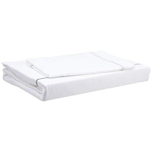 Hotelier Prestigio™ Silver Check Embroidery Fitted Sheet Set - Affairs Living Pte. Ltd.