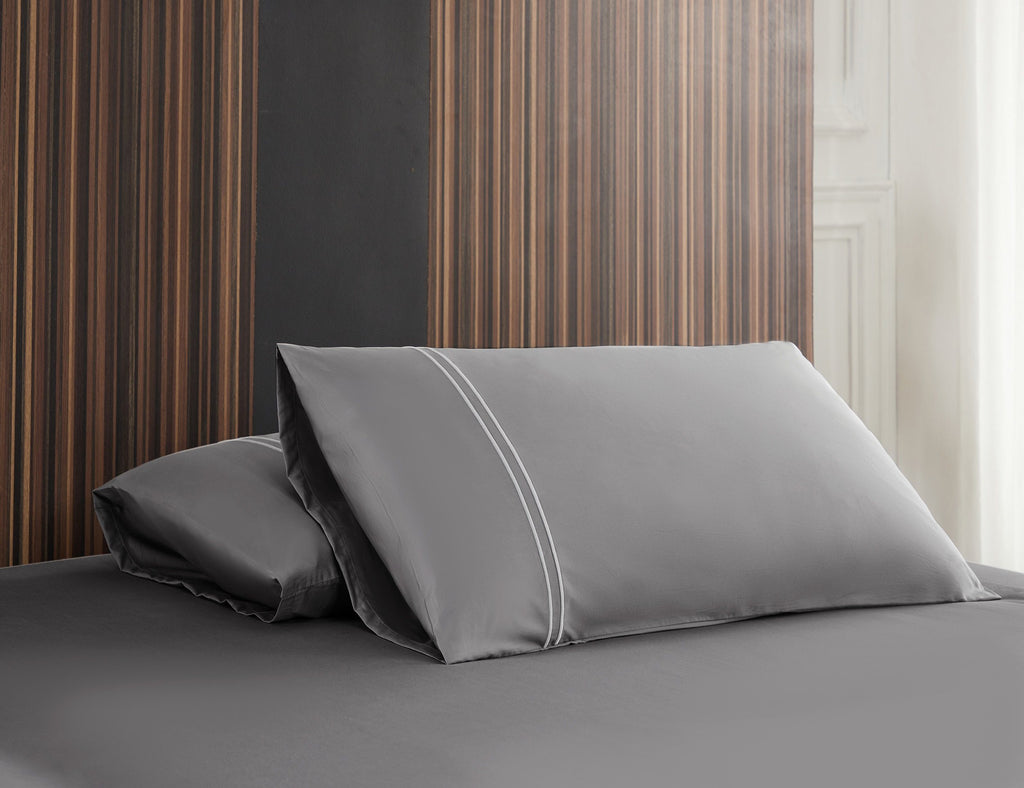 Hotelier Prestigio™ Lloyd With White Lines Fitted Sheet Set - Affairs Living Pte. Ltd.