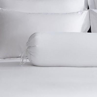 Hotelier Prestigio™ Lucent White Bolster Case - Affairs Living Pte. Ltd.