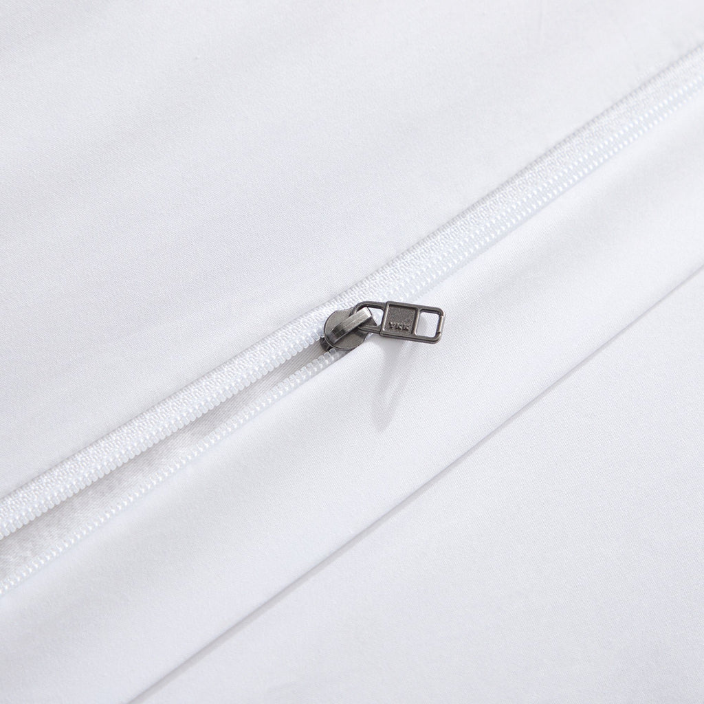 Hotelier Prestigio™ Lucent White With Black Lines Fitted Sheet Set - Affairs Living Pte. Ltd.