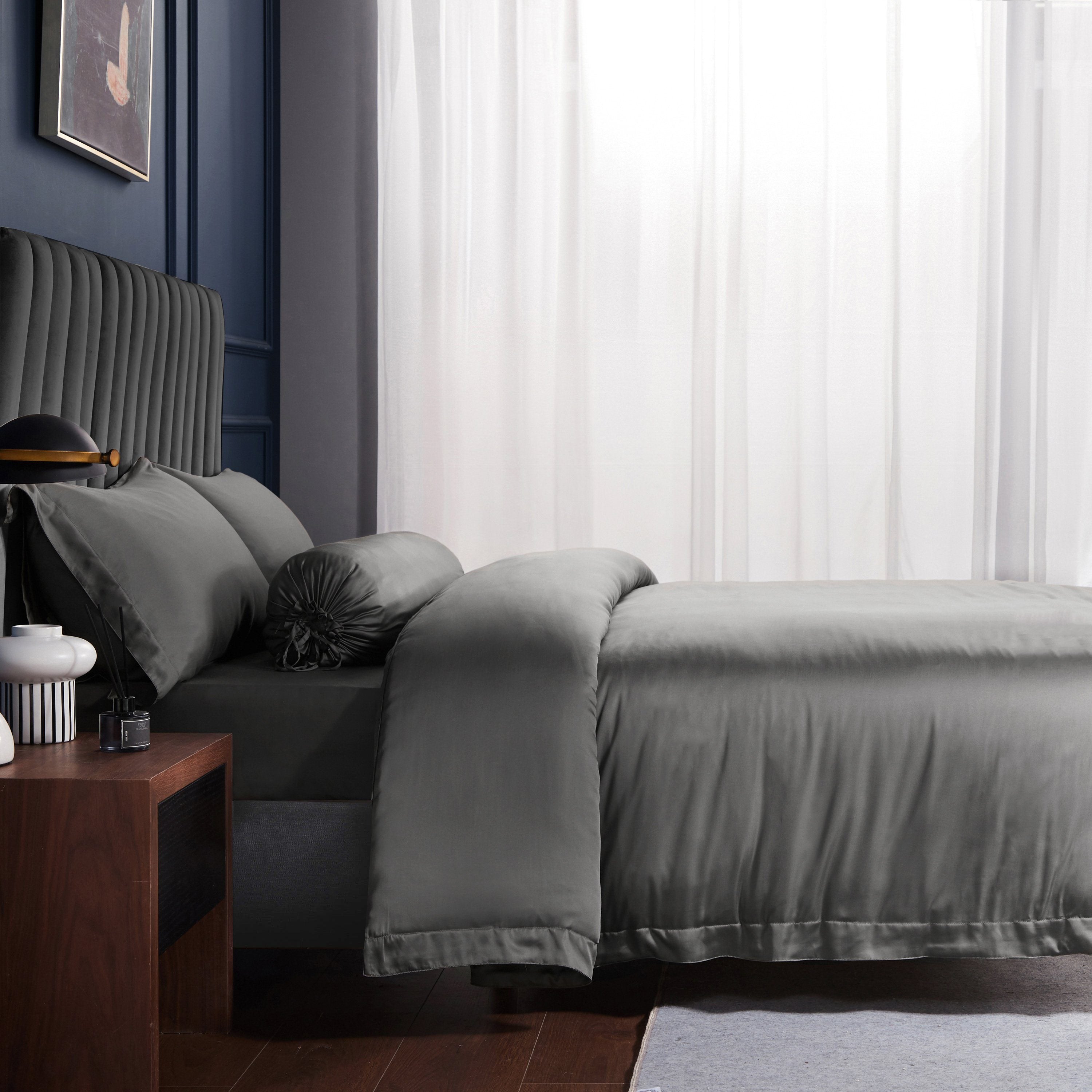 Palais Suite TENCEL™ LF Imperial Gray Bolster Case - Affairs Living Pte. Ltd.