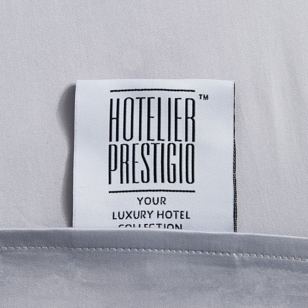 Hotelier Prestigio™ Supima Cotton Percale Pewter Stripe Bolster Case - Affairs Living Pte. Ltd.