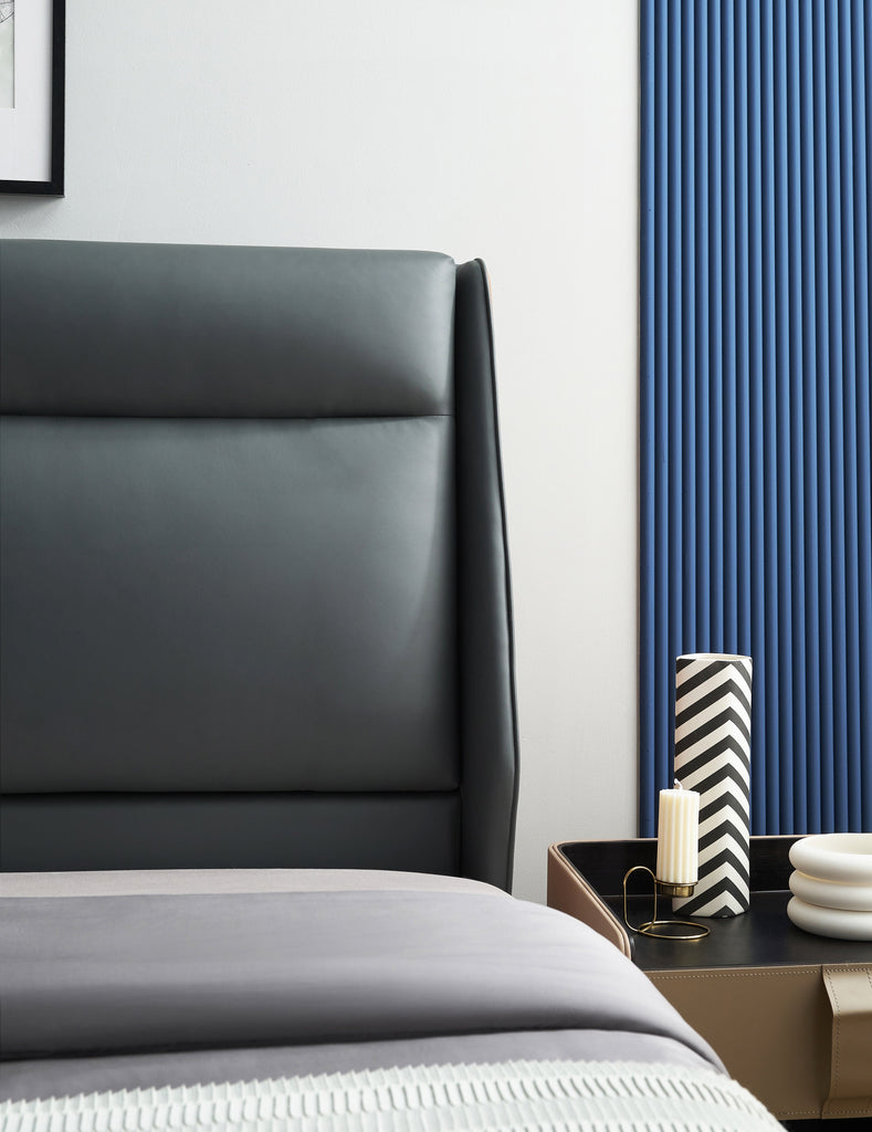 Harlow Bedframe - Grey Side - Bedding Affairs