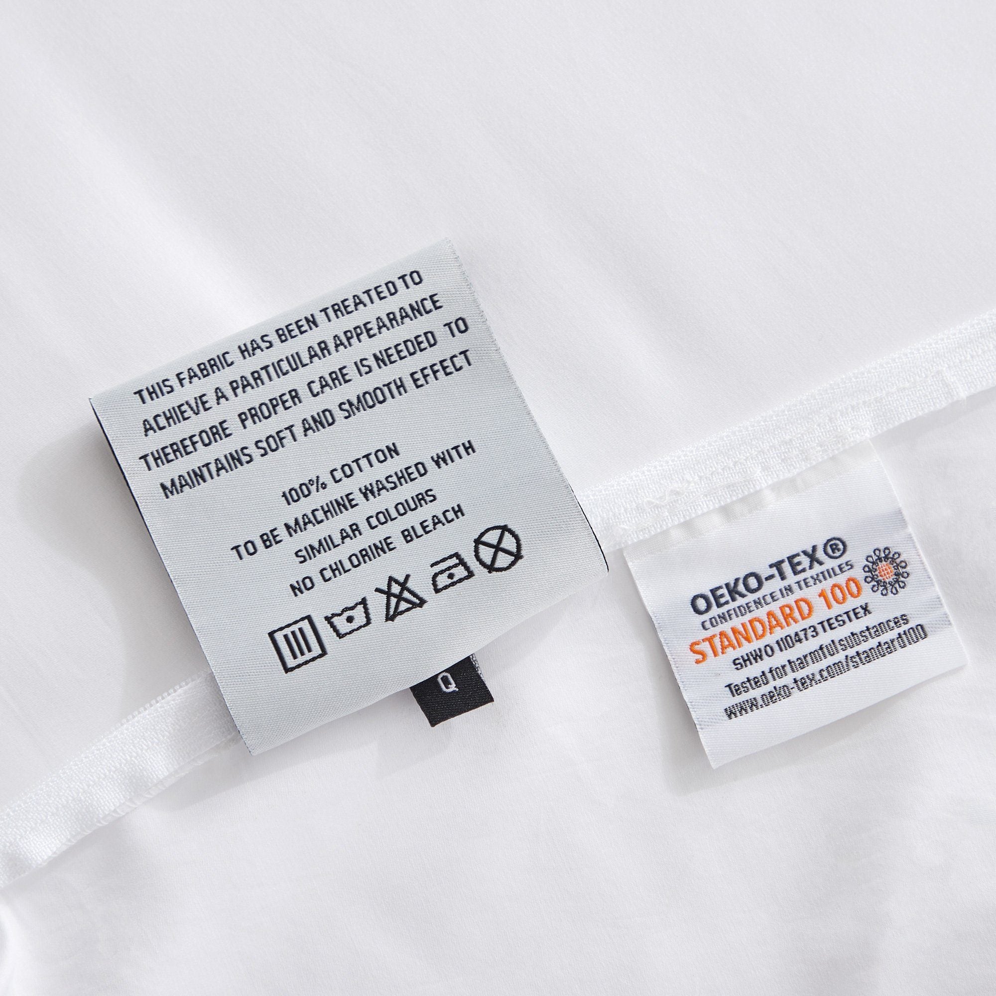 Hotelier Prestigio™ Lucent White With Black Border Fitted Sheet Set - Affairs Living Pte. Ltd.