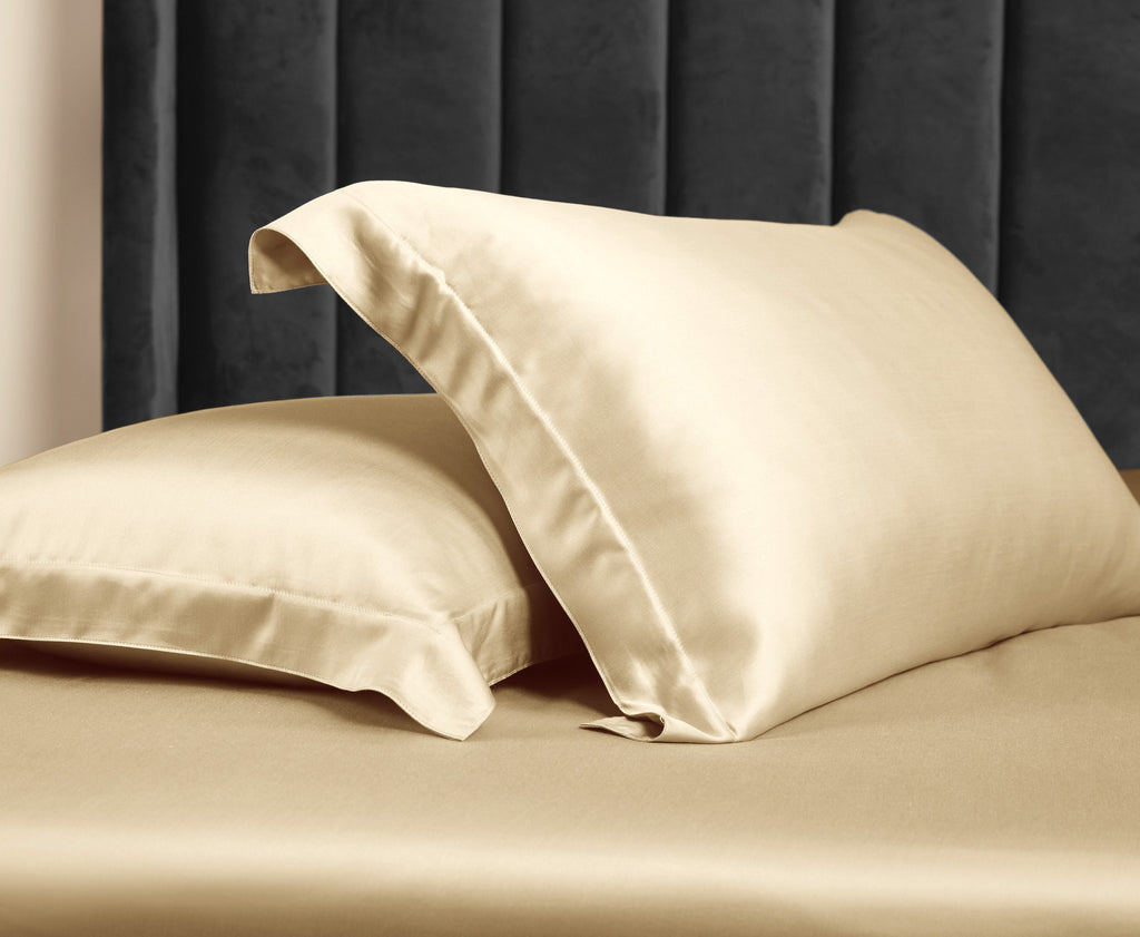 Palais Suite TENCEL™ LF Classic Gold Fitted Sheet Set - Affairs Living Pte. Ltd.