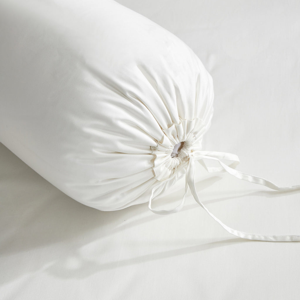 Hotelier Prestigio™ Supima Cotton Silk White Stripe Bolster Case - Affairs Living Pte. Ltd.
