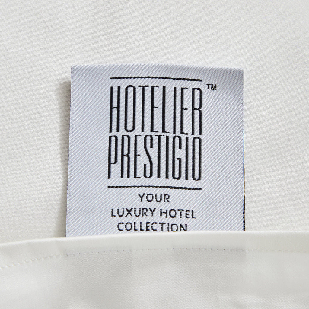 Hotelier Prestigio™ Supima Cotton Silk White Stripe Pillow Case - Affairs Living Pte. Ltd.