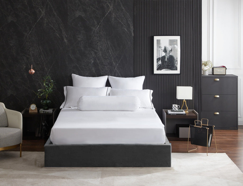 Hotelier Prestigio™ Alvar With Black Cross Border Pillow Case - Affairs Living Pte. Ltd.