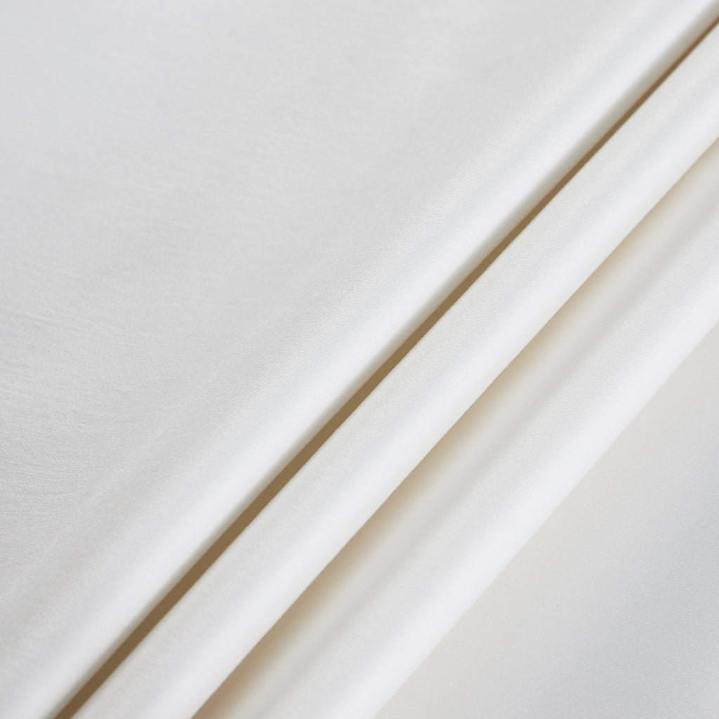 Hotelier Prestigio™ Supima Cotton Percale White Dove Earl Gray Hem Quilt Cover - Bedding Affairs