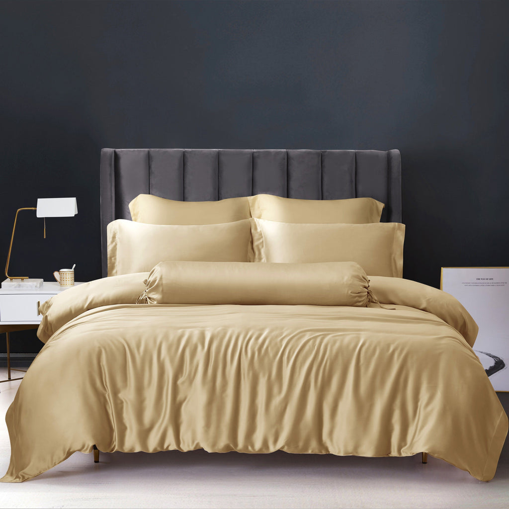 Palais Suite TENCEL™ LF Classic Gold Quilt Cover - Affairs Living Pte. Ltd.