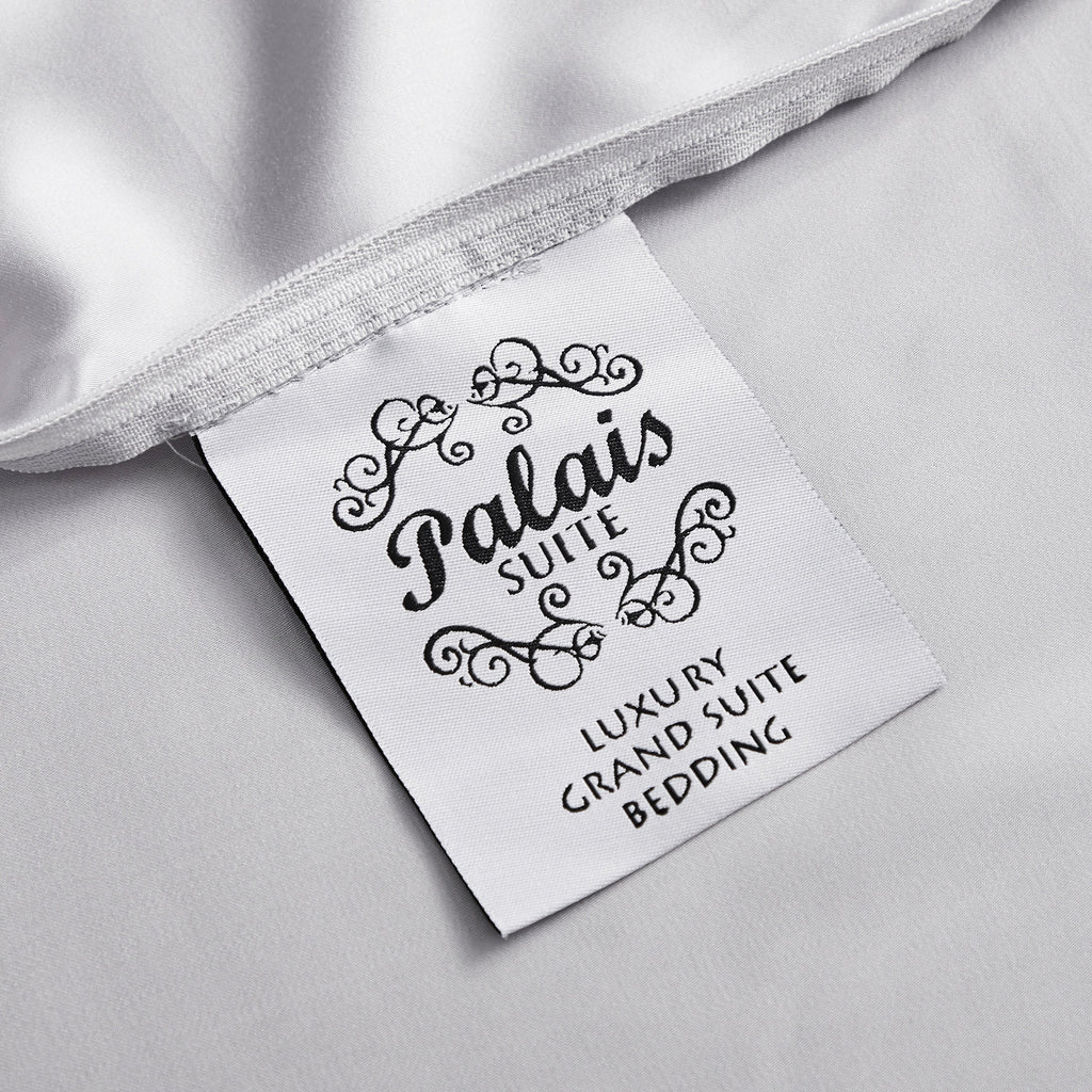 Palais Suite TENCEL™ LF Silvery Grey Fitted Sheet Set - Affairs Living Pte. Ltd.