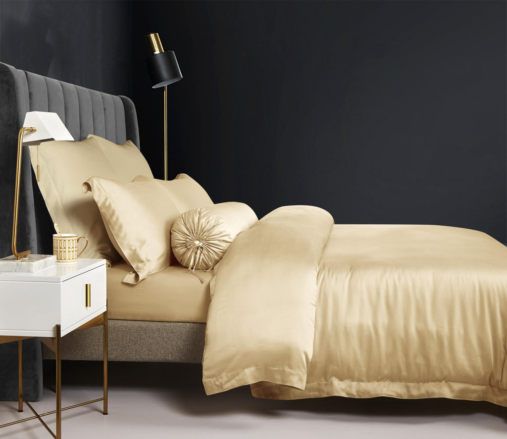 Palais Suite TENCEL™ LF Classic Gold Fitted Sheet Set - Affairs Living Pte. Ltd.